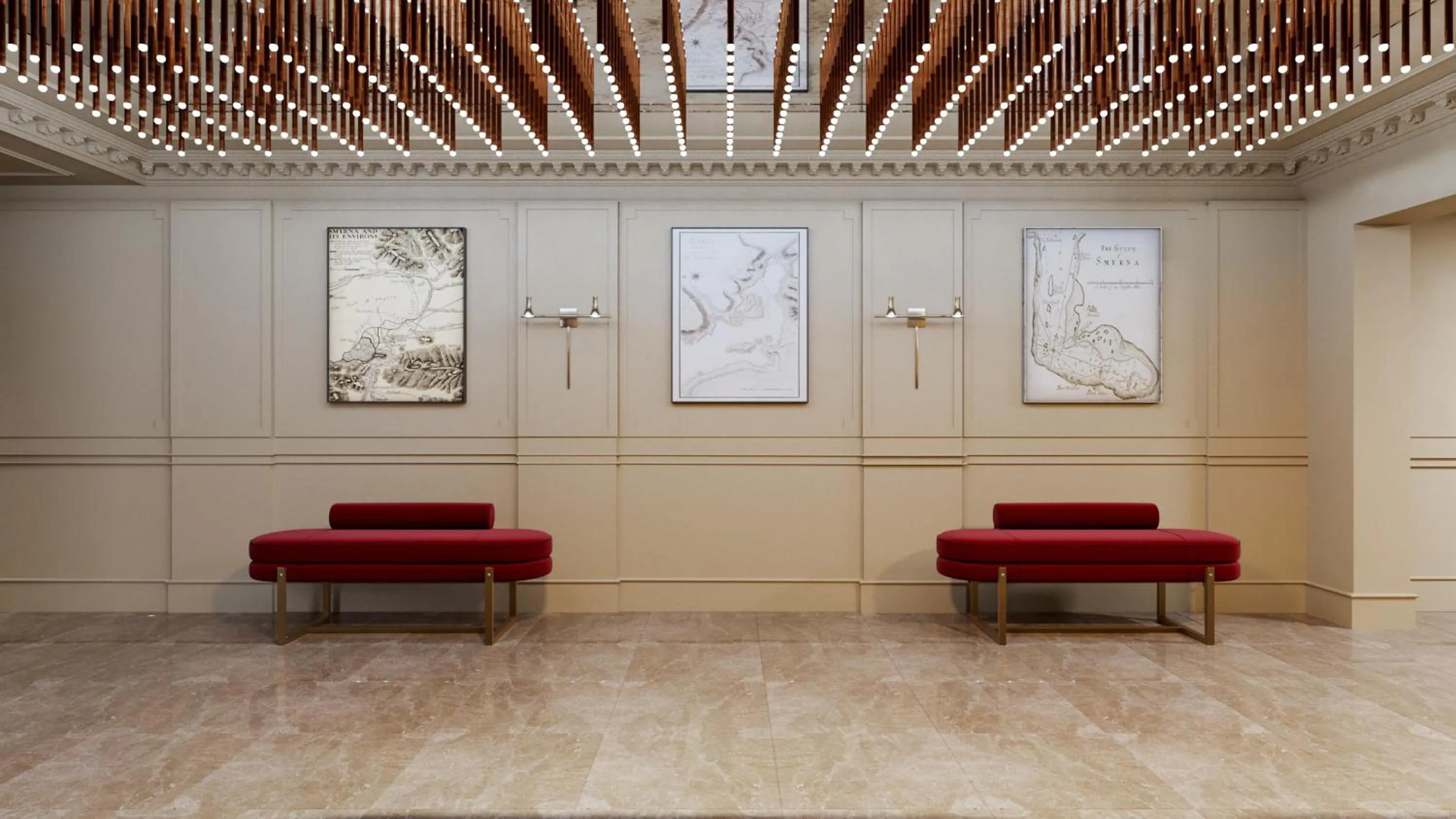 Lobby or reception in İbos Hotels Izmir