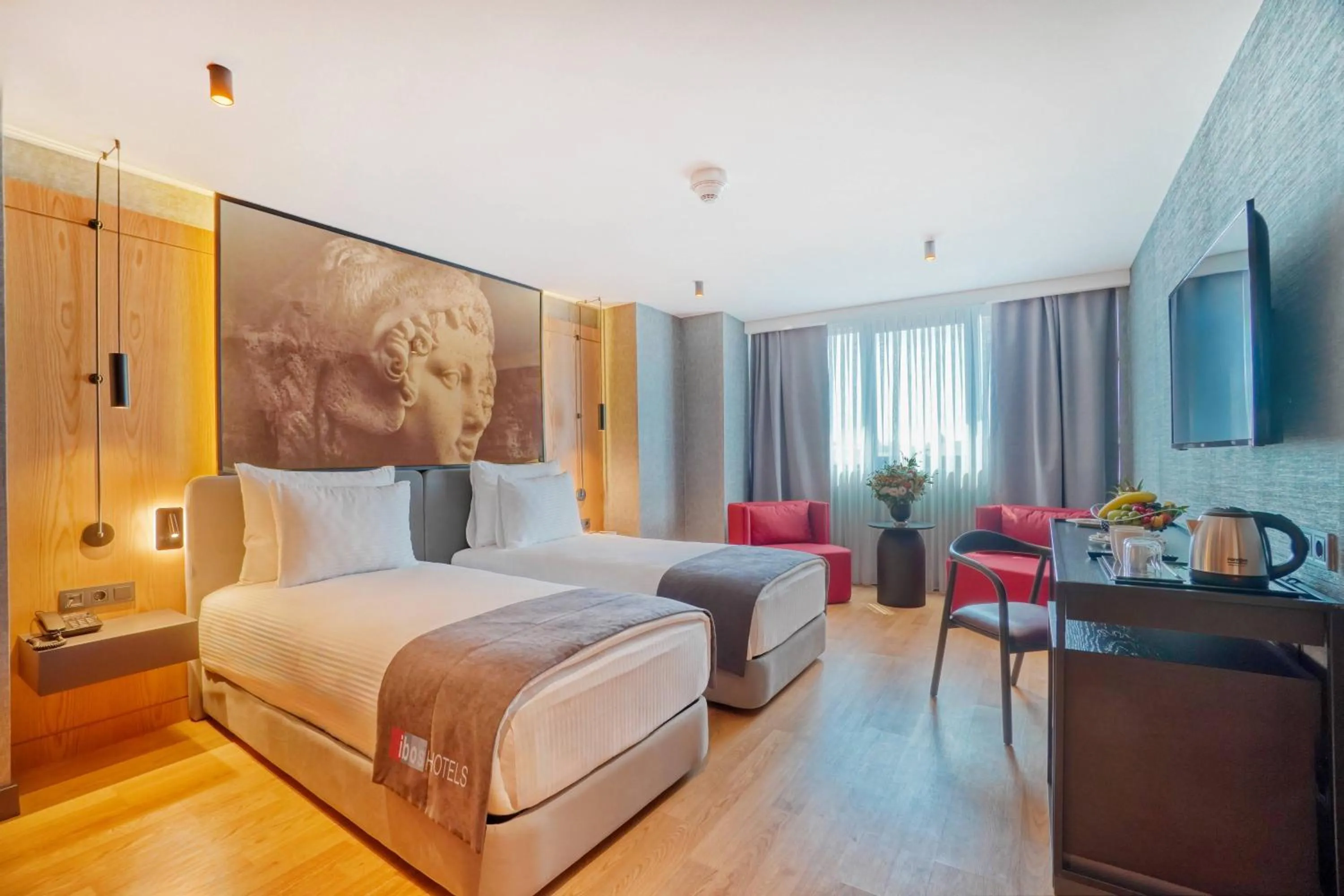 Bed in İbos Hotels Izmir