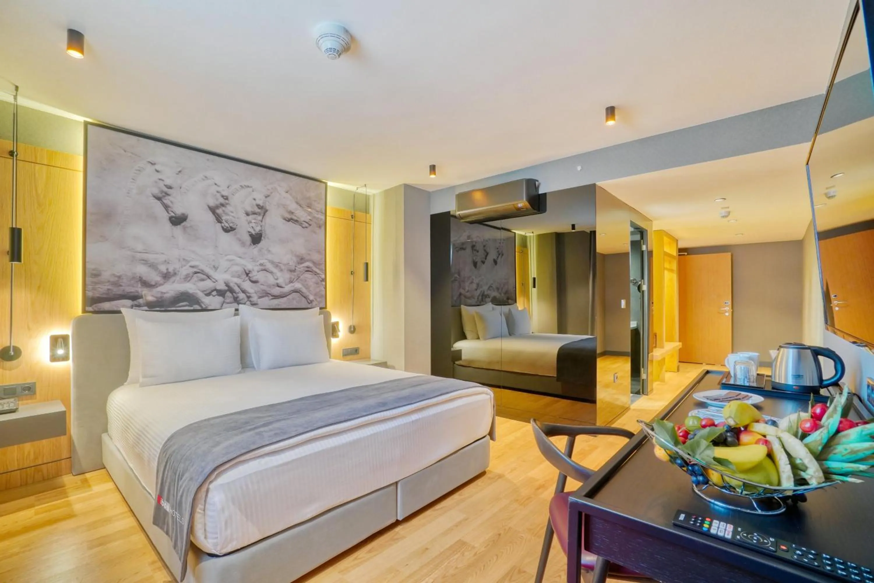 Bed in İbos Hotels Izmir