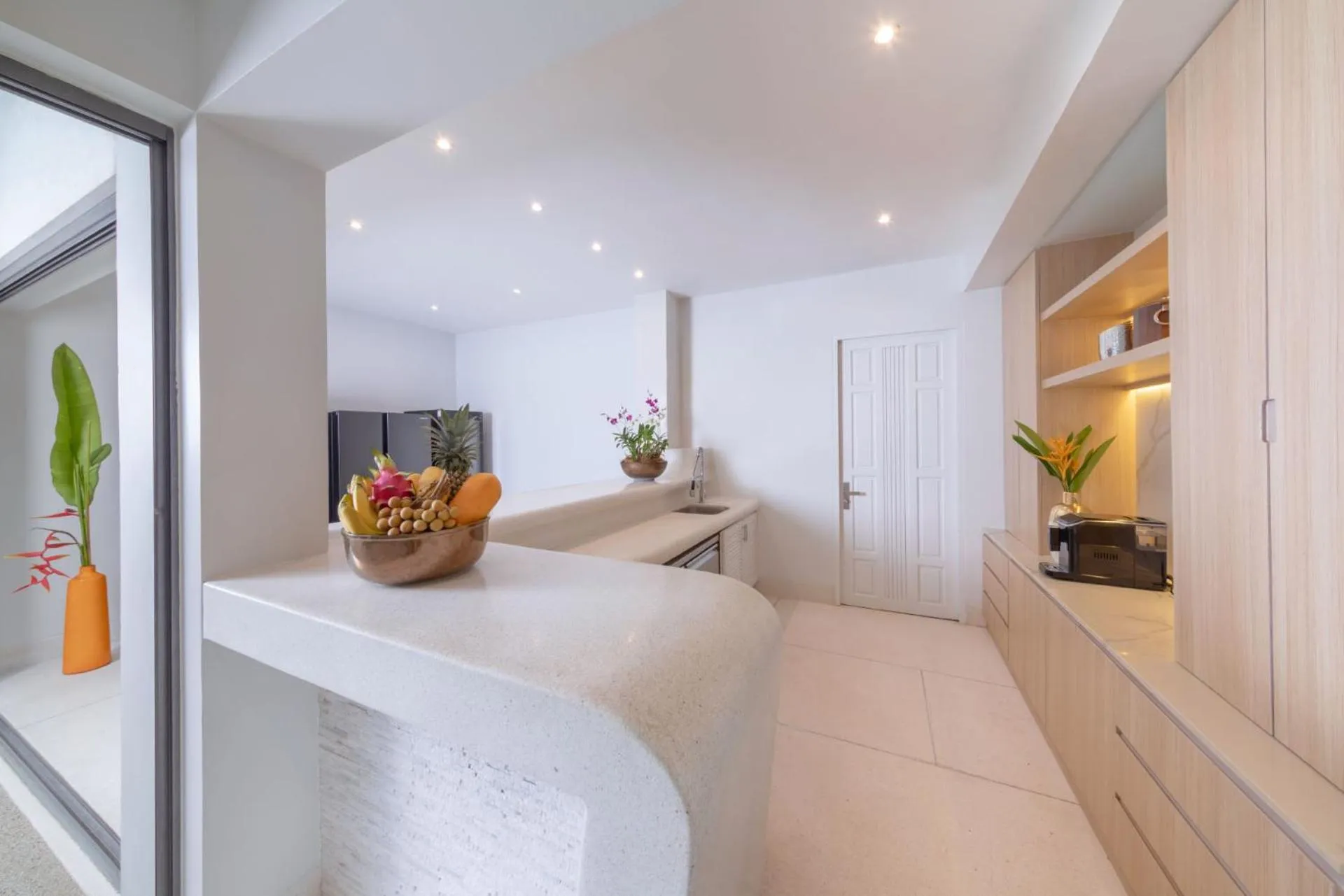 Kitchen or kitchenette, Bed in Villa La Prana