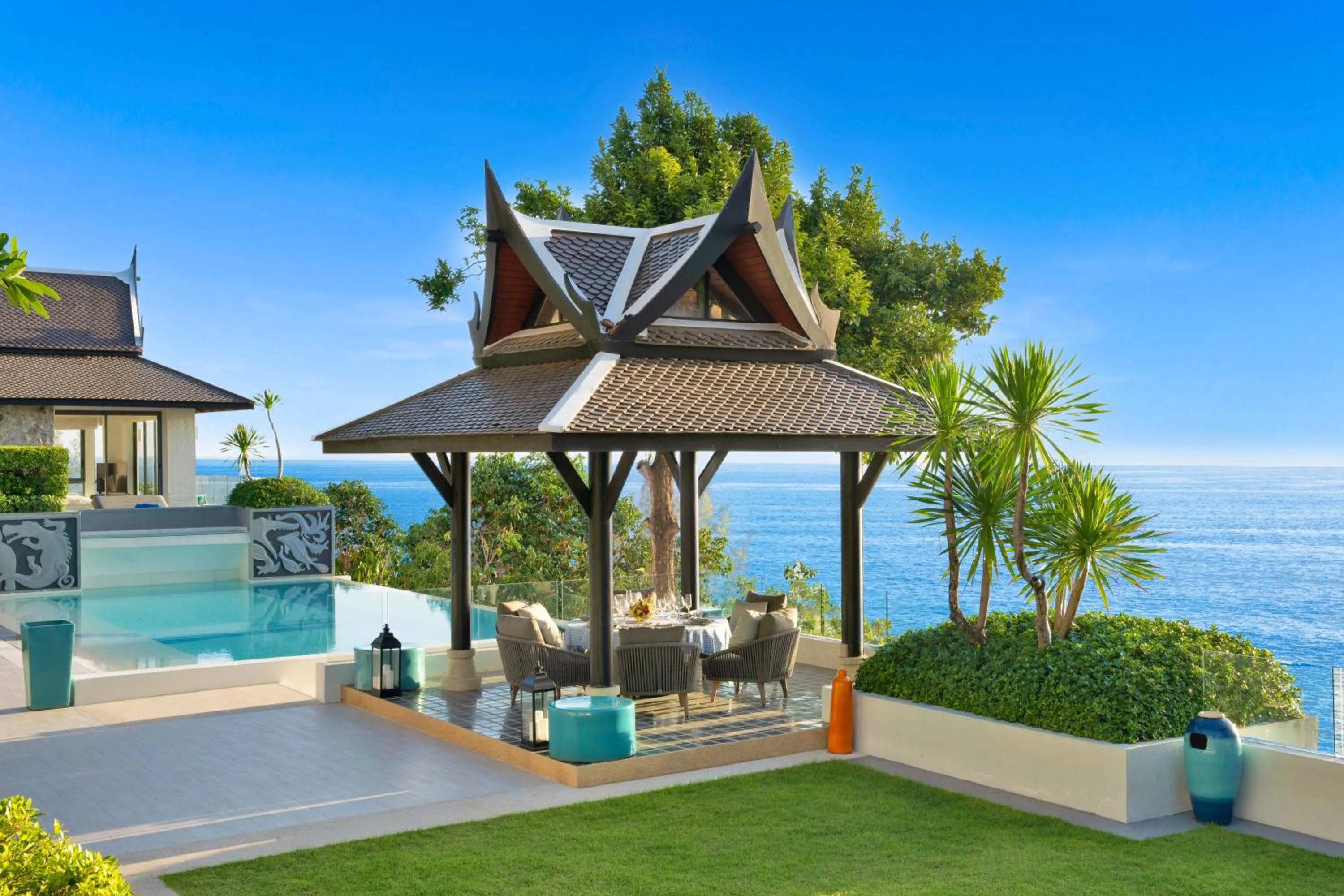 Dining area in Villa La Prana