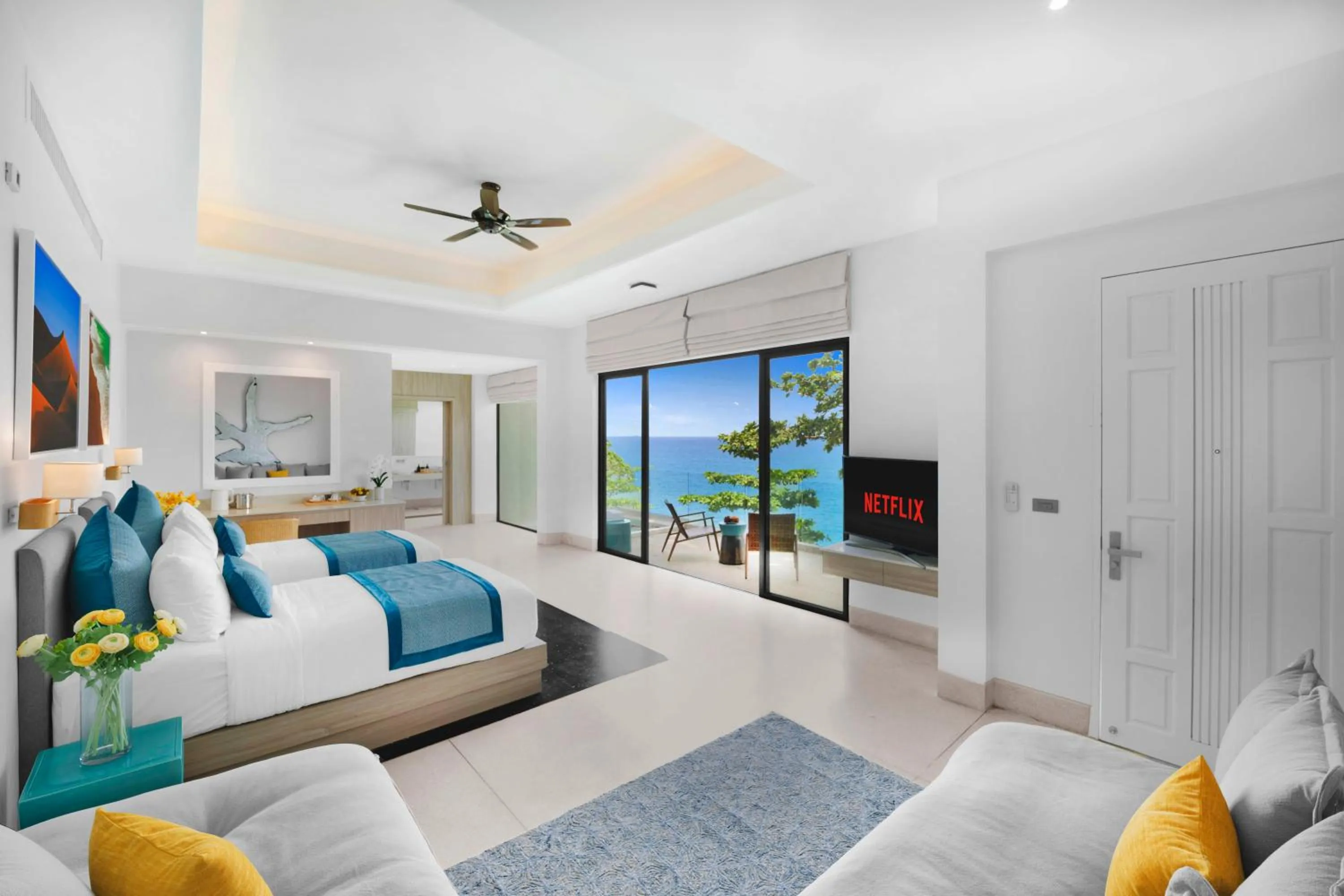 Bed in Villa La Prana