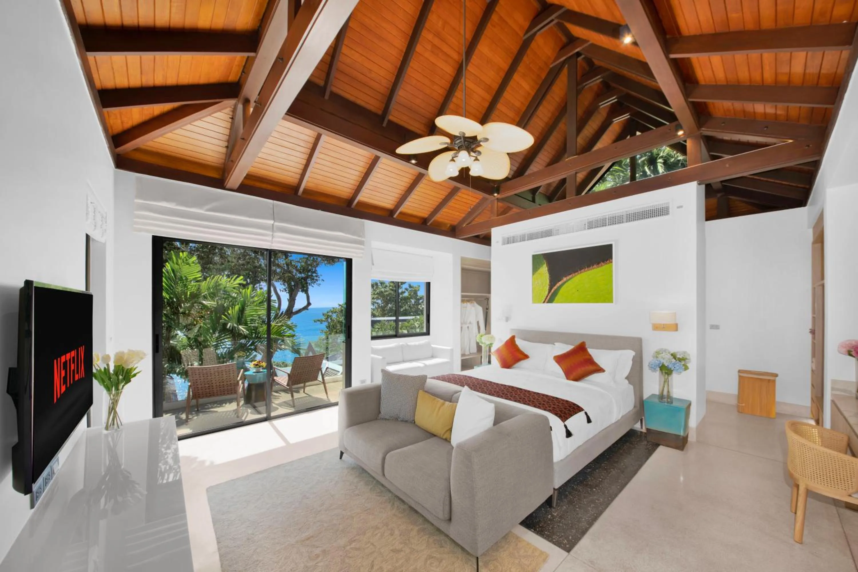 Bed in Villa La Prana