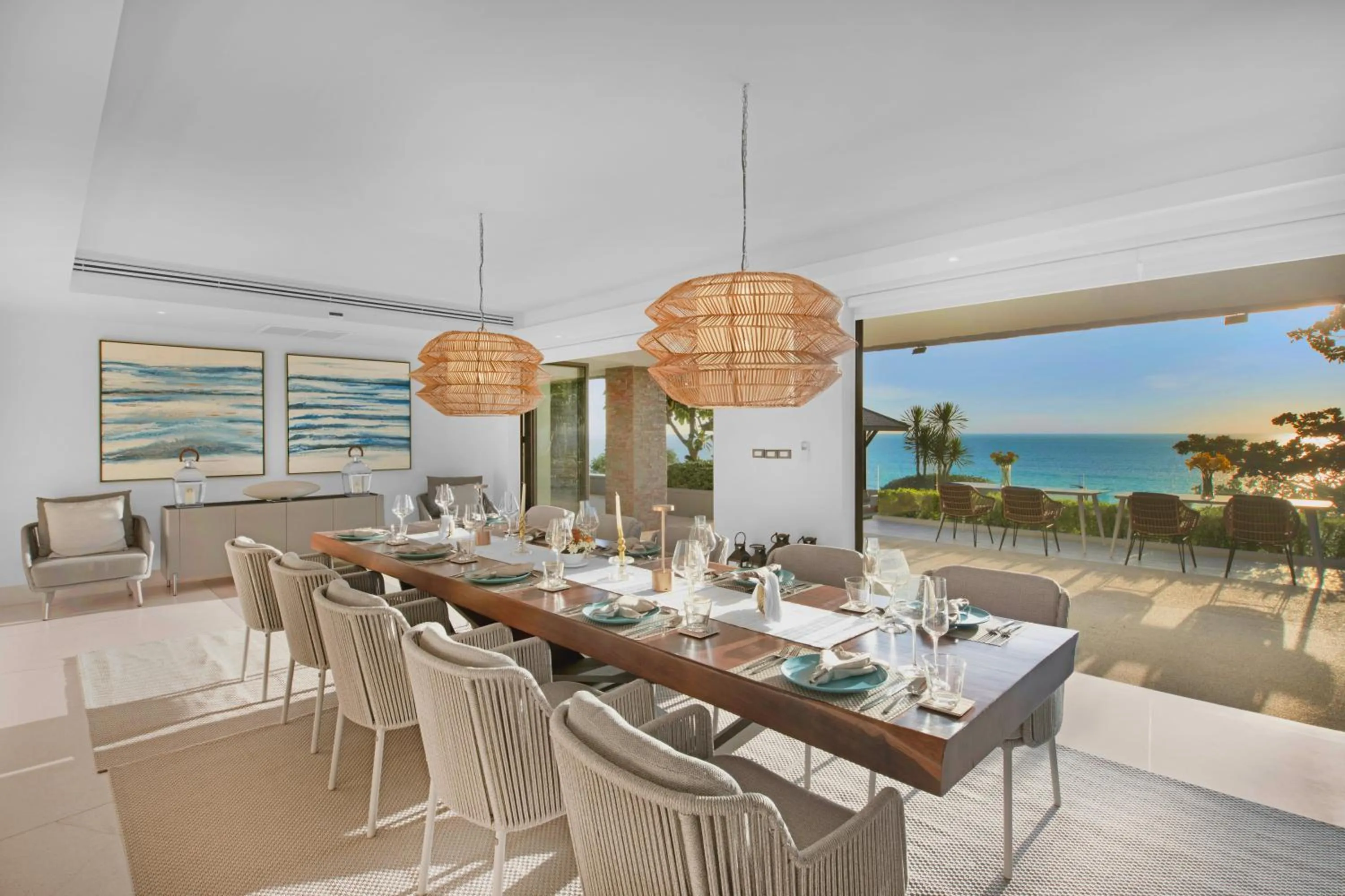 Dining area in Villa La Prana