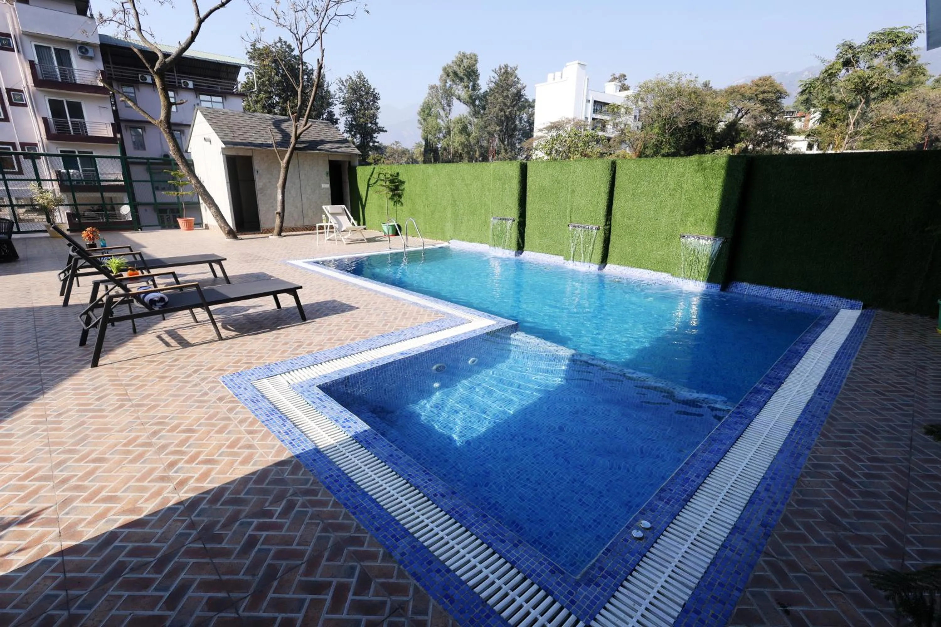 Swimming pool in The Prominence Mussoorie Road Dehradun