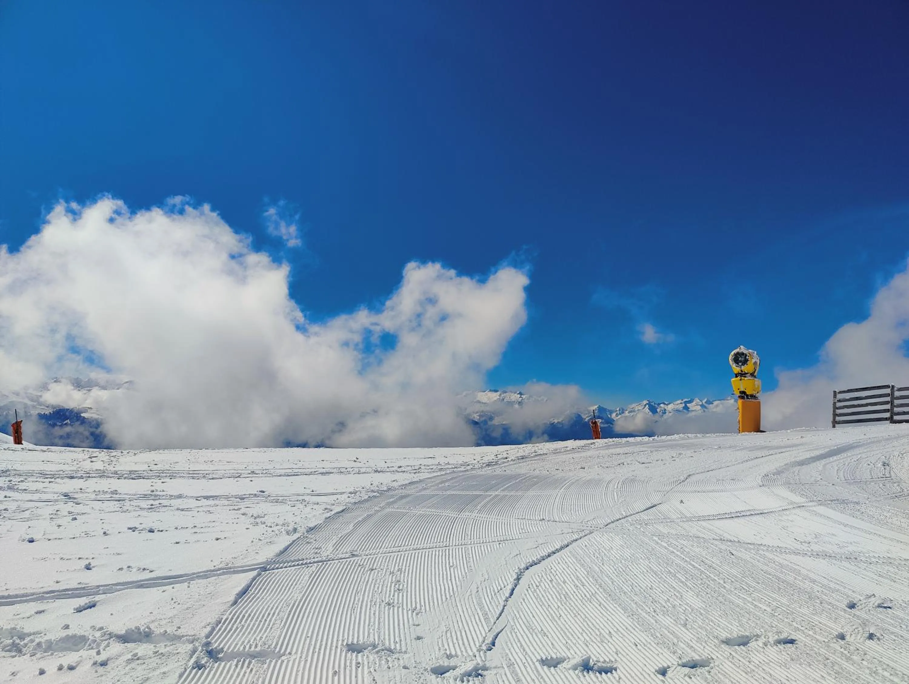 Skiing in Auberge La Soulan