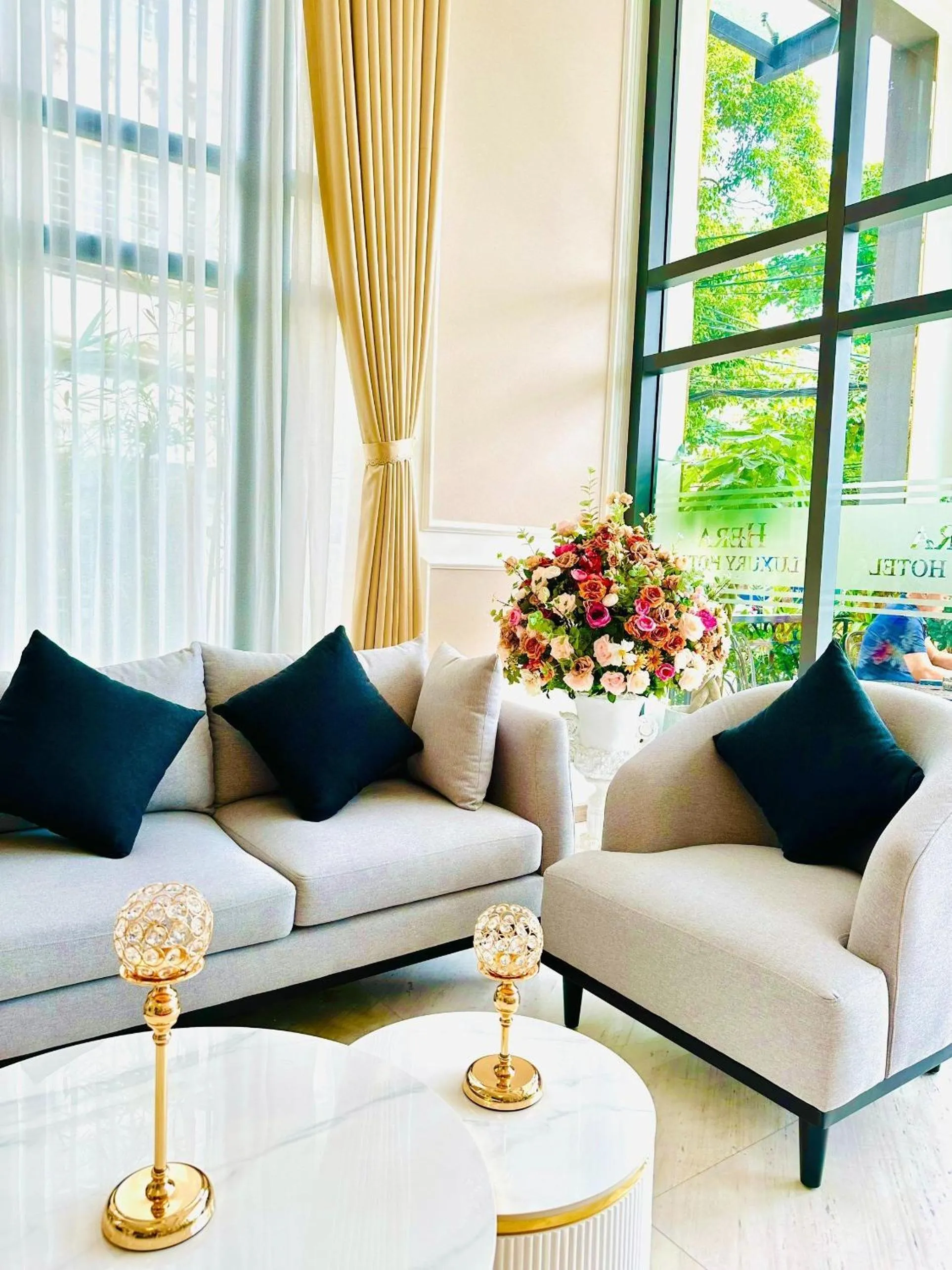 Living room in Hera Luxury Hotel