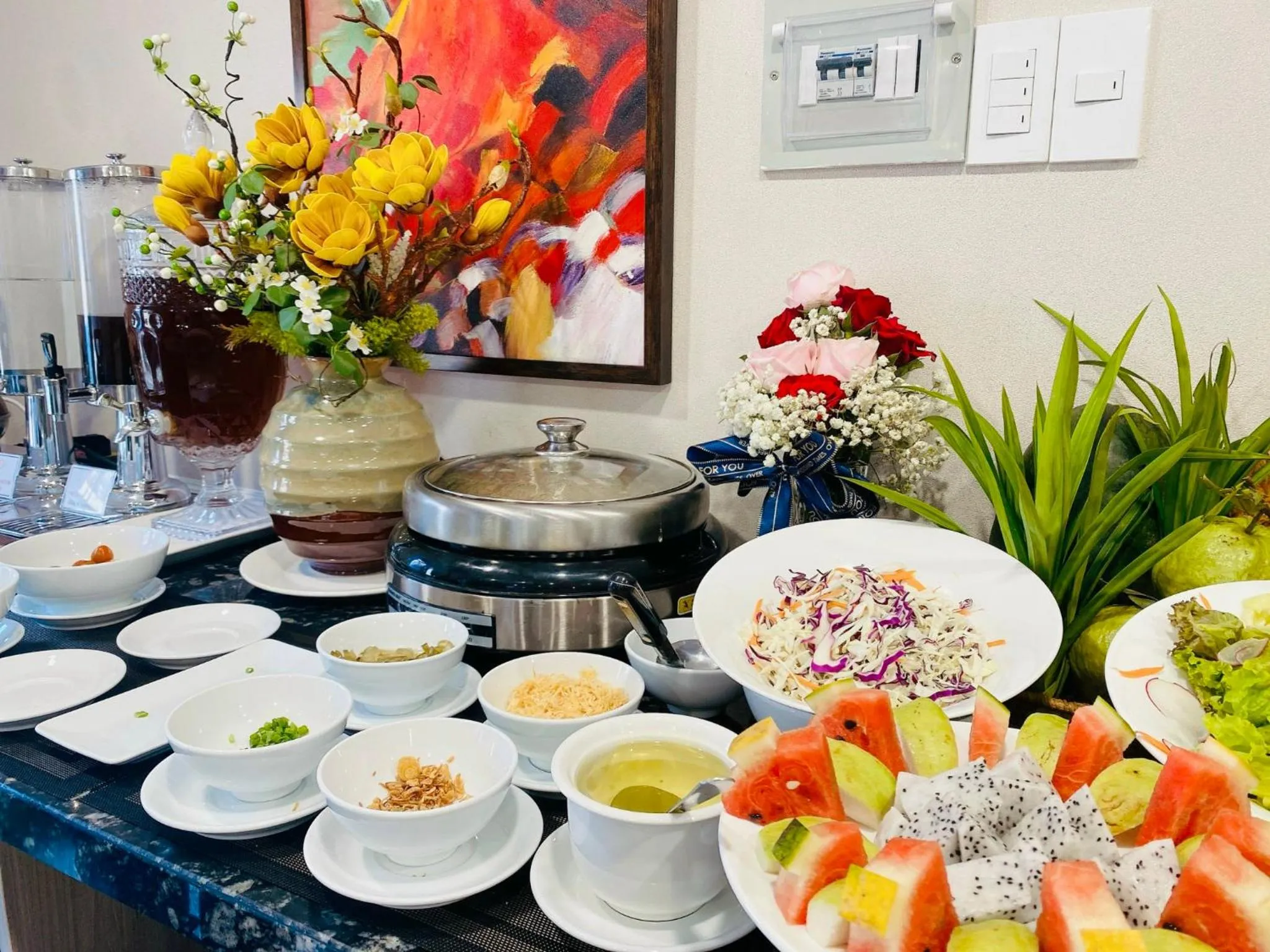 Food and drinks in Hera Luxury Hotel