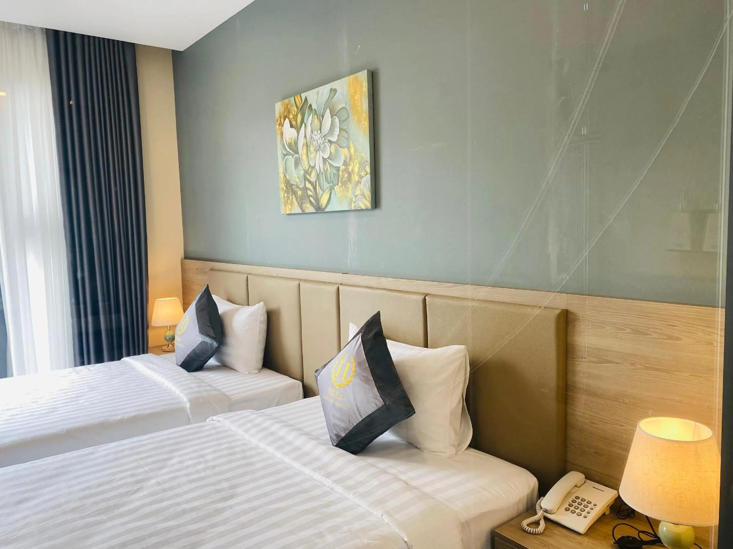 Bed in Hera Luxury Hotel