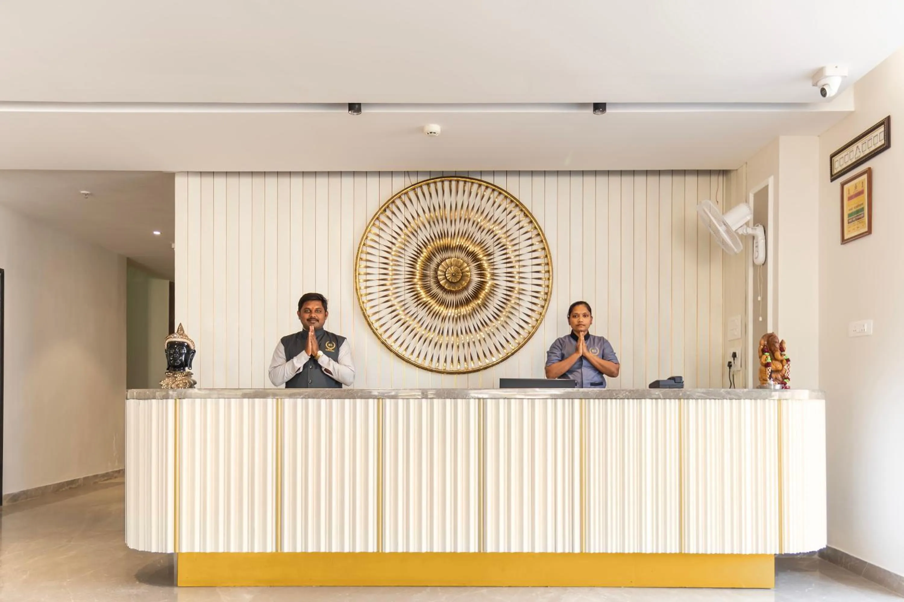 Lobby or reception in Hotel Bafna Lawn