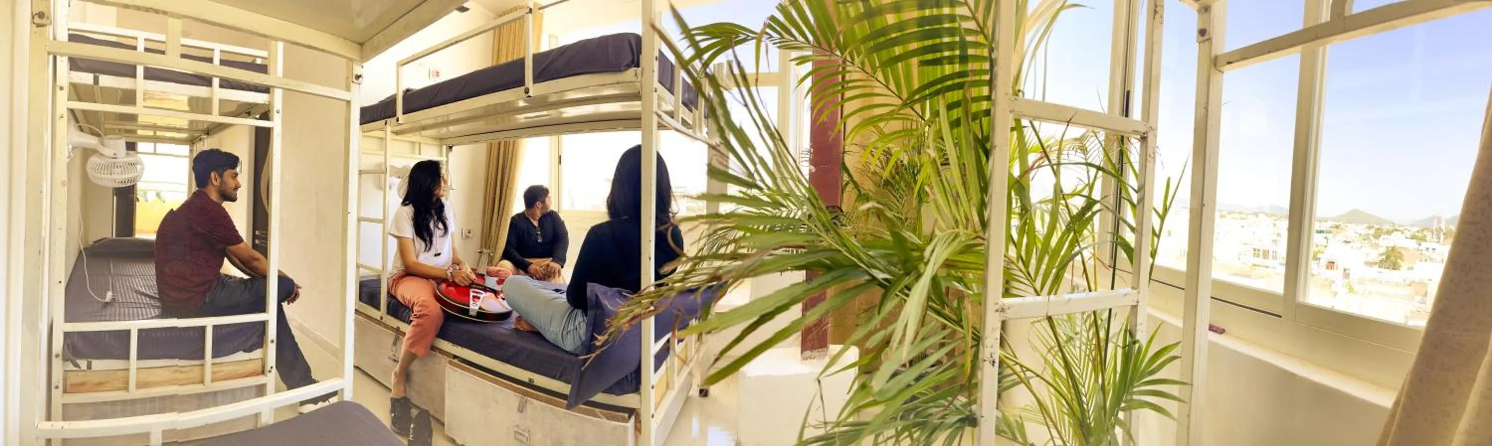 bunk bed in Mild Life Hostel Udaipur