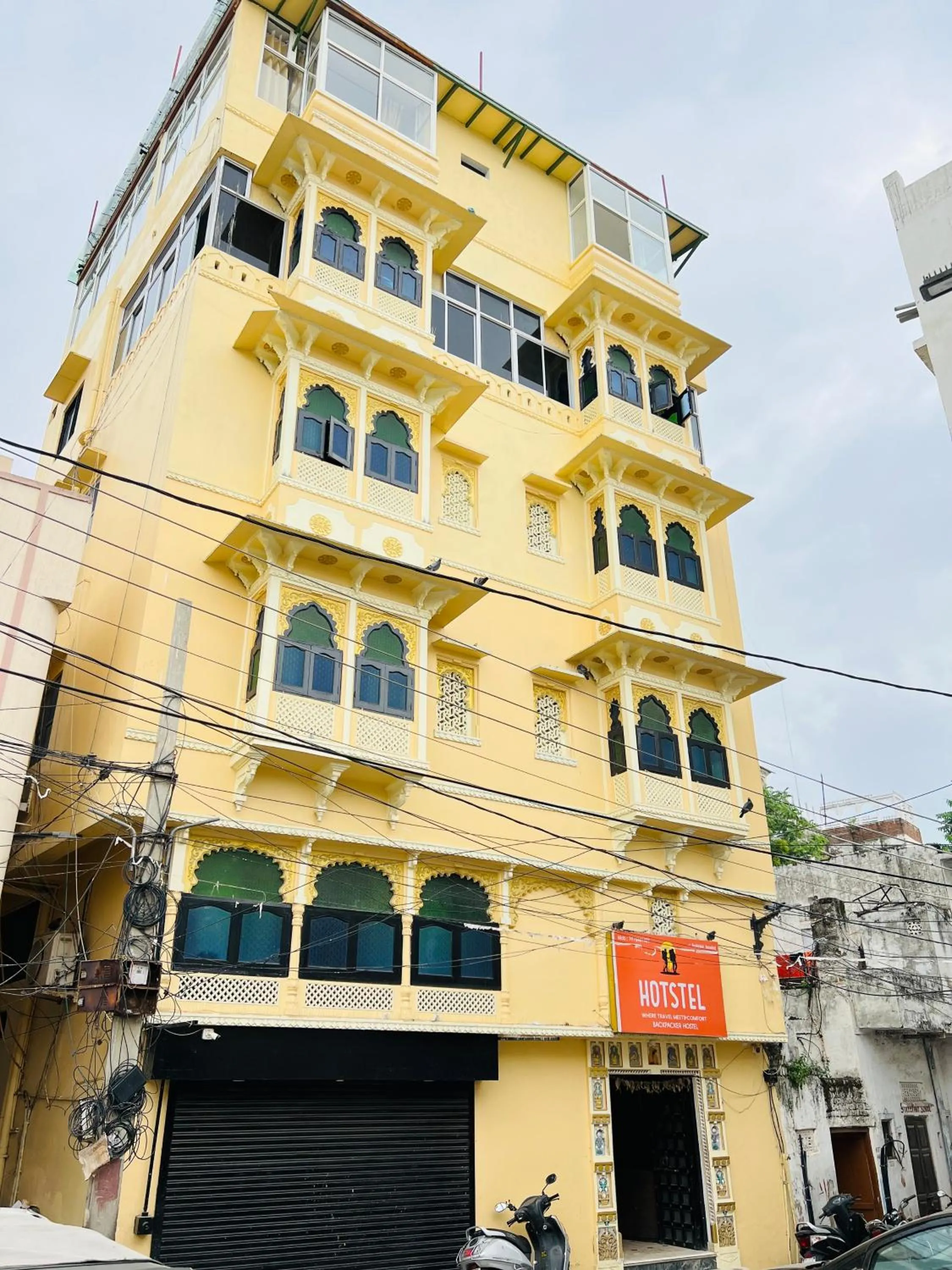 Property building in Mild Life Hostel Udaipur