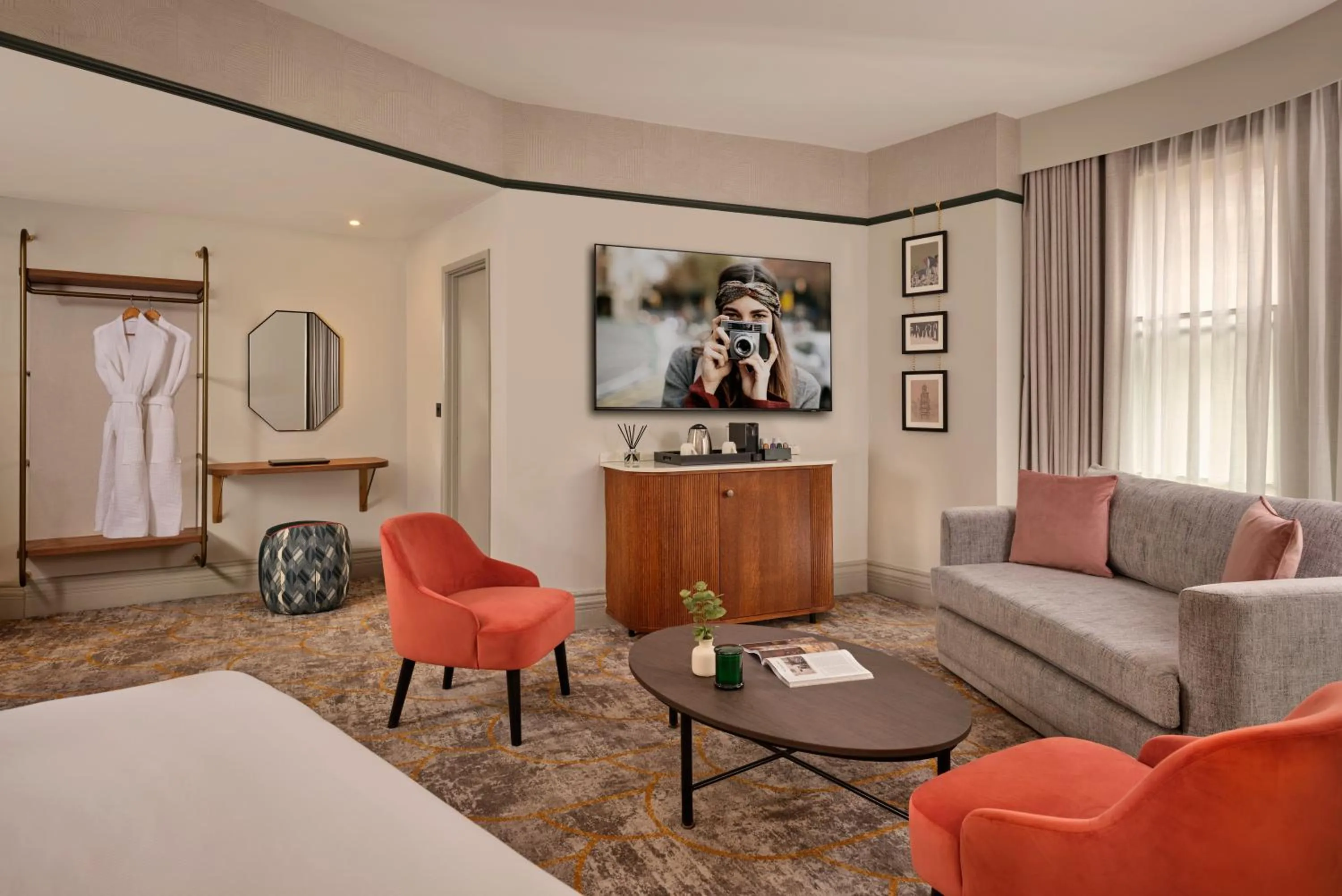 Living room in The Grand Hotel Leicester by The Unlimited Collection