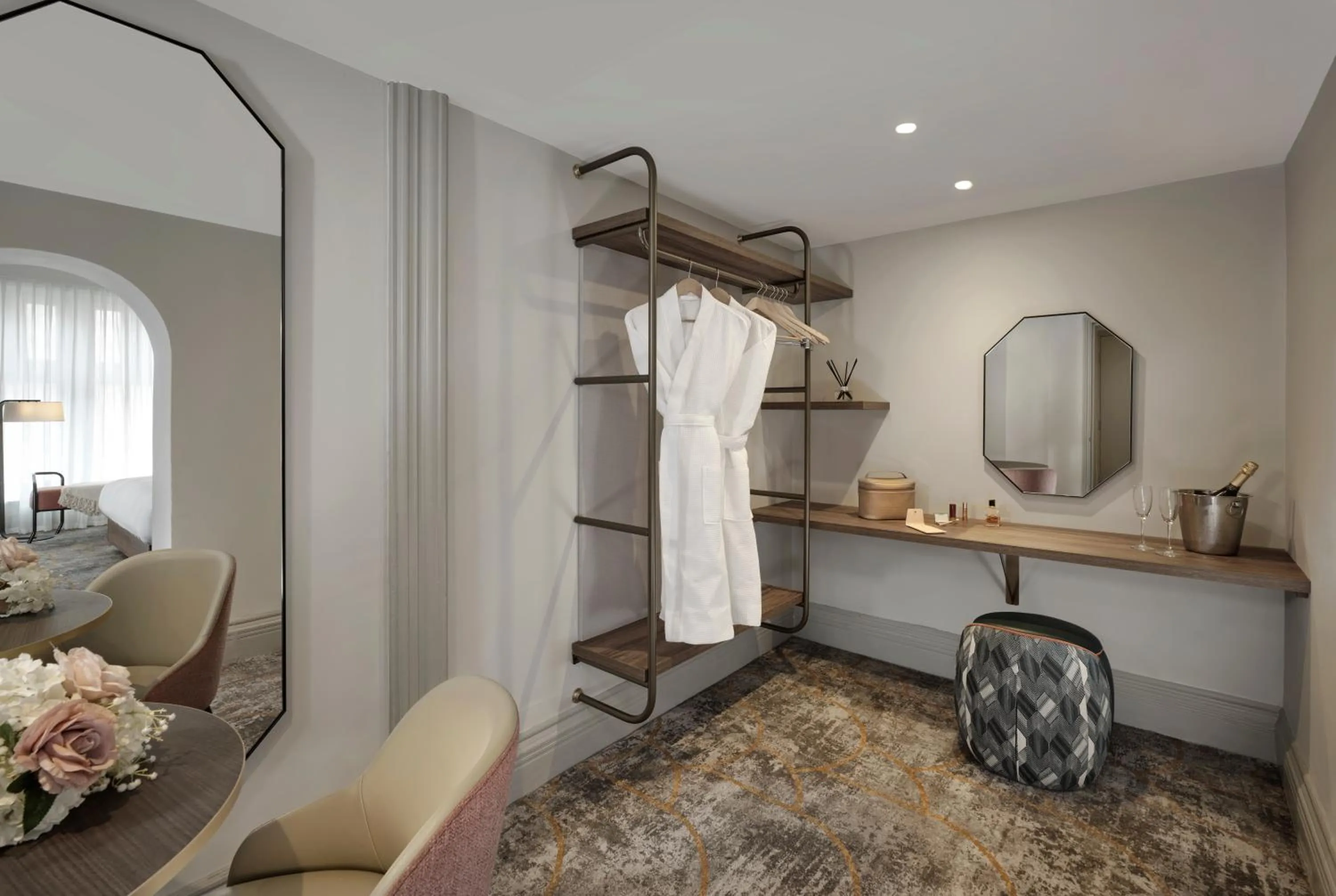 wardrobe, Bed in The Grand Hotel Leicester by The Unlimited Collection