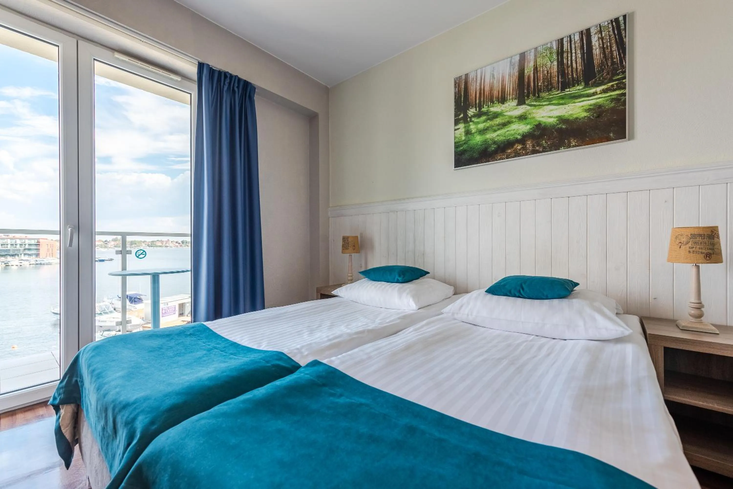 View (from property/room), Bed in Ach Mazury