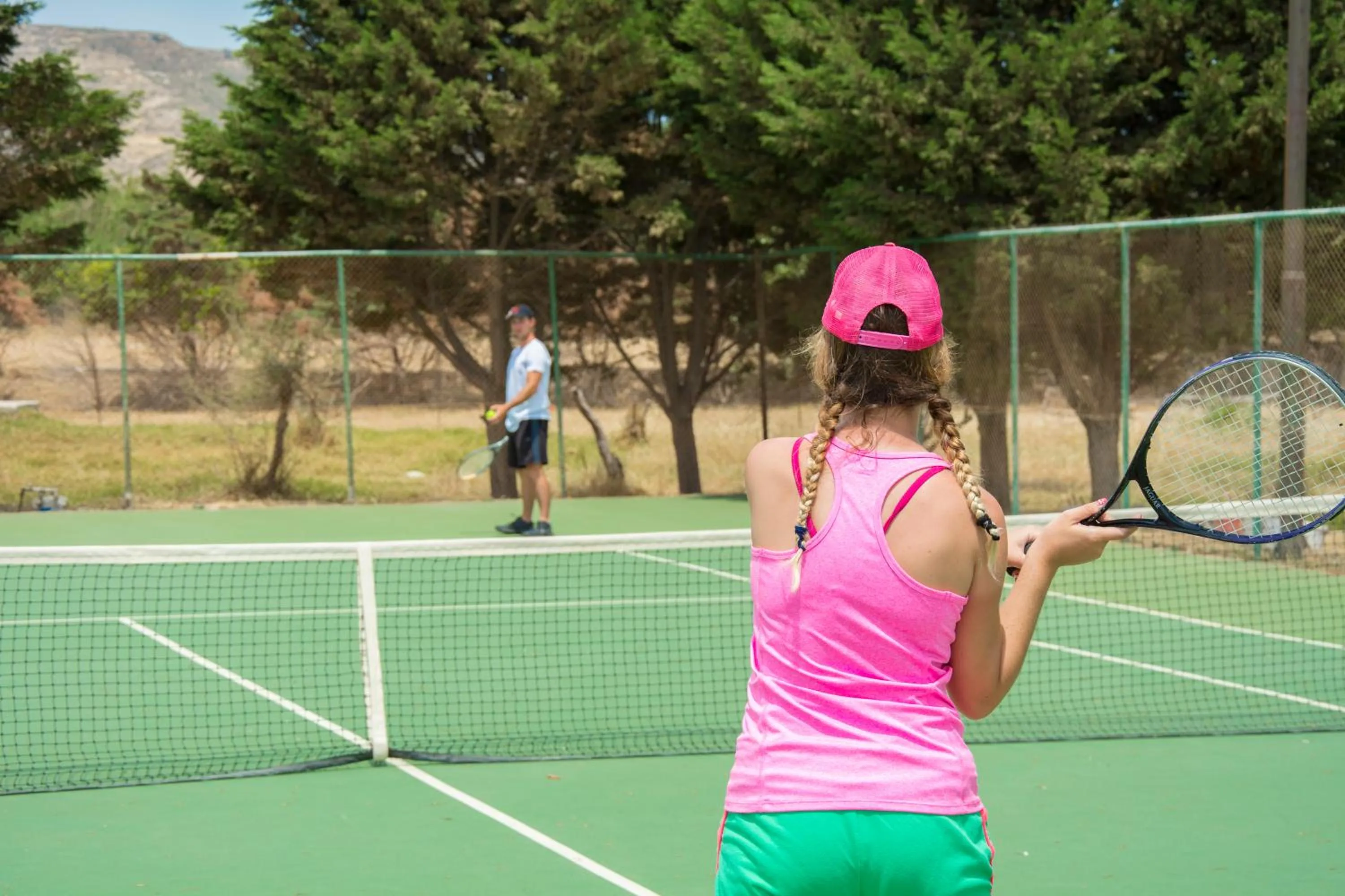 Tennis court in Sovereign Beach Hotel