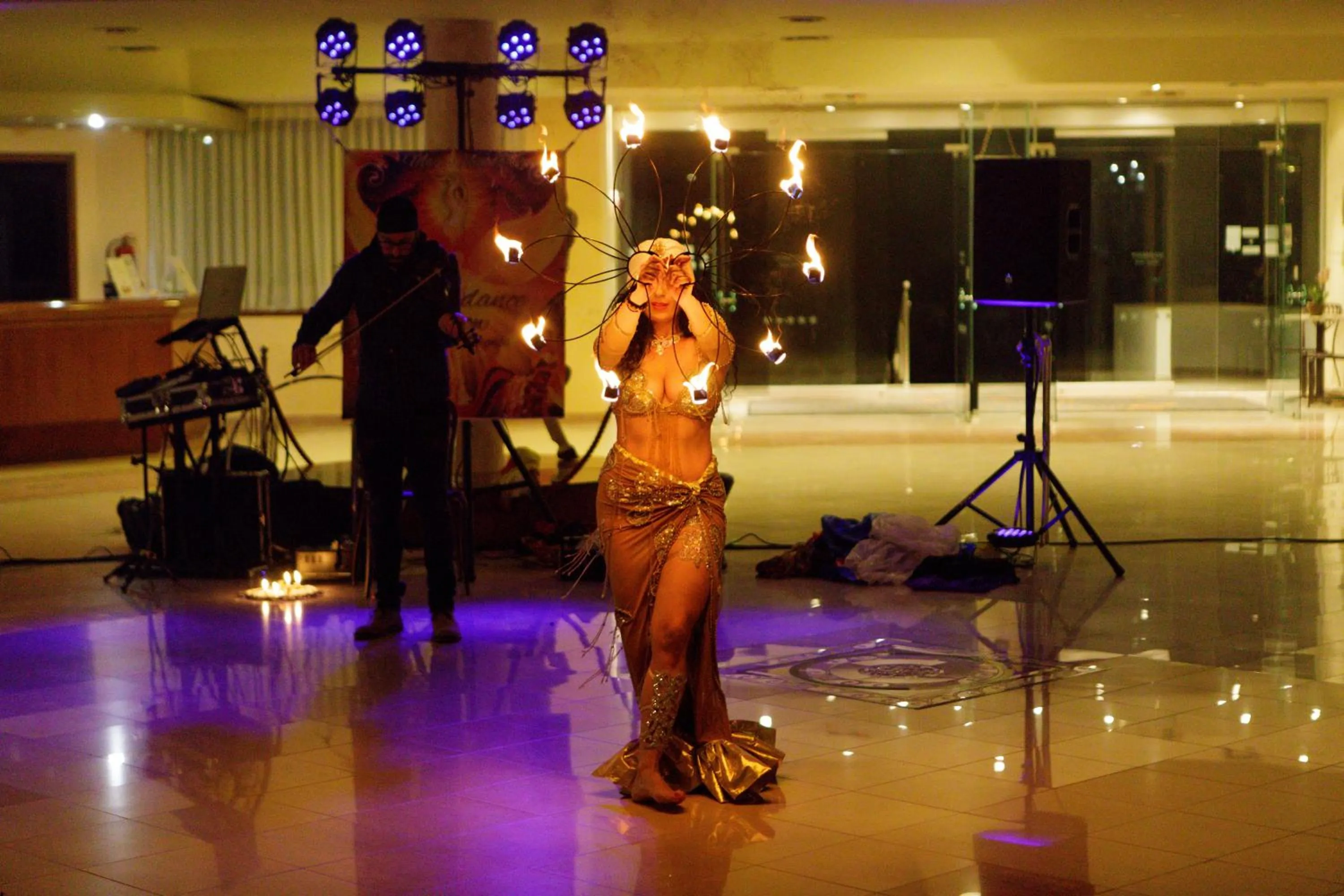 Evening entertainment in Sovereign Beach Hotel