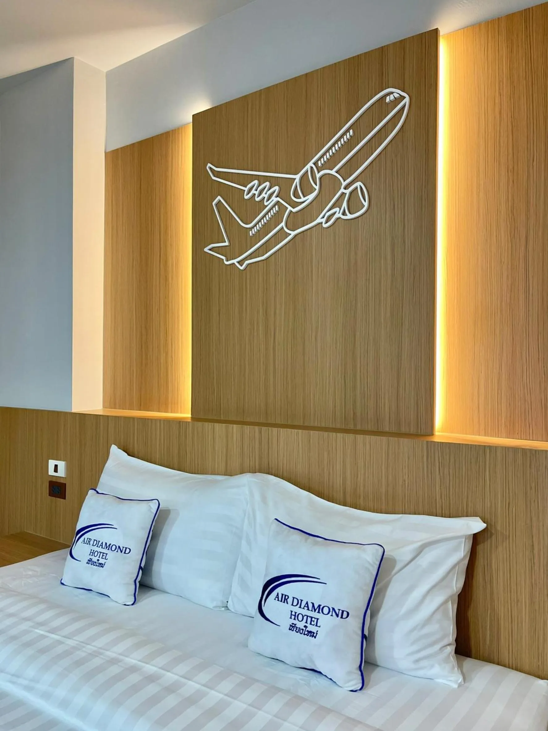 Property logo or sign, Bed in Air Diamond Hotel