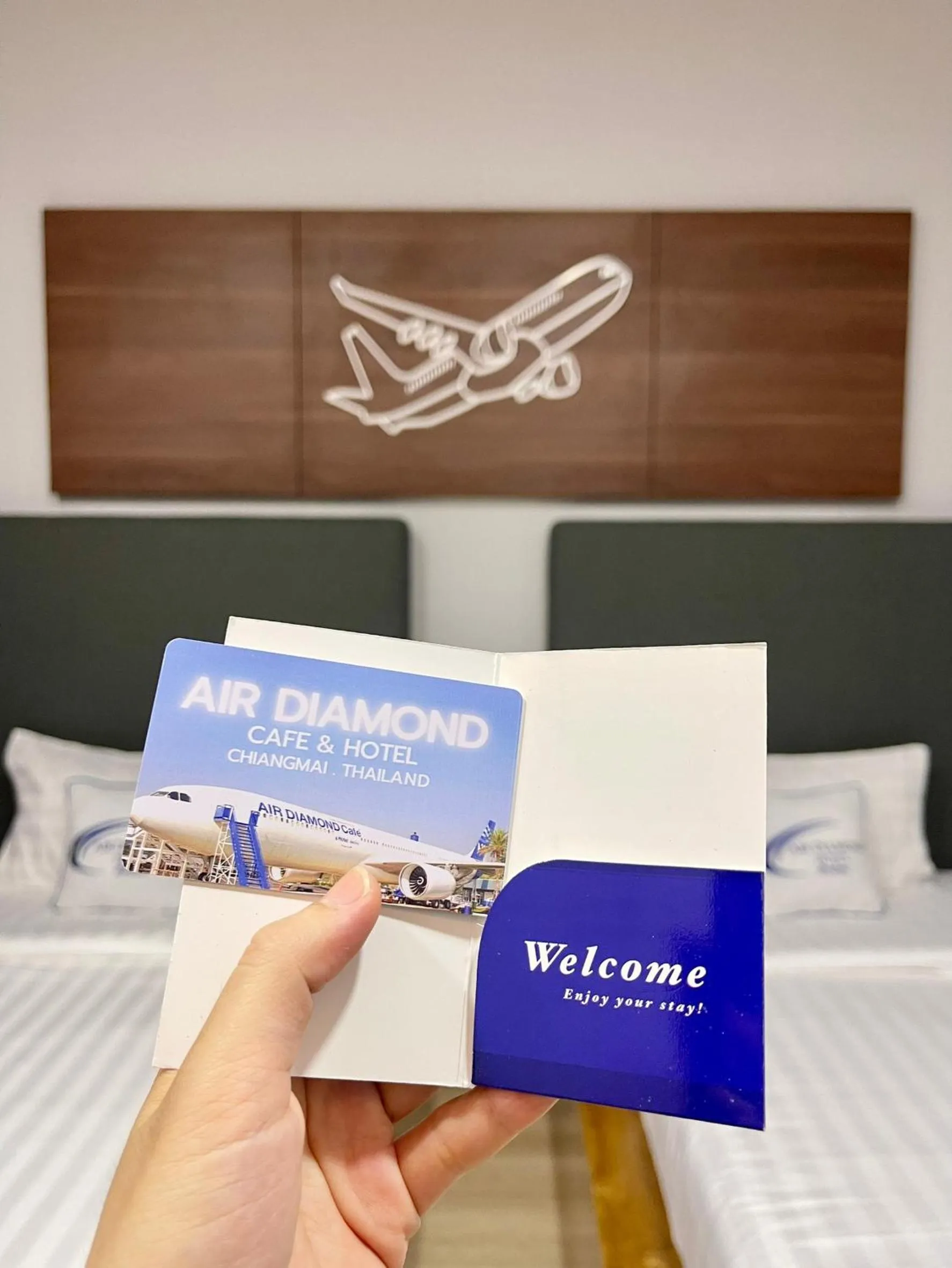 Property logo or sign, Bed in Air Diamond Hotel