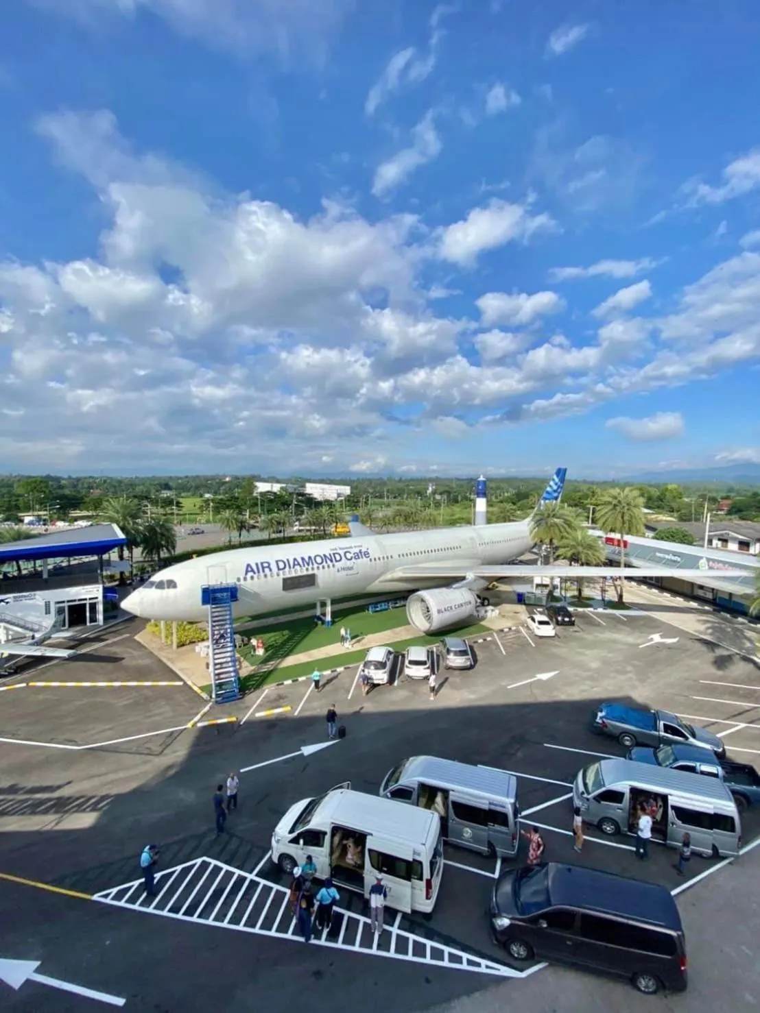 Bird's eye view in Air Diamond Hotel
