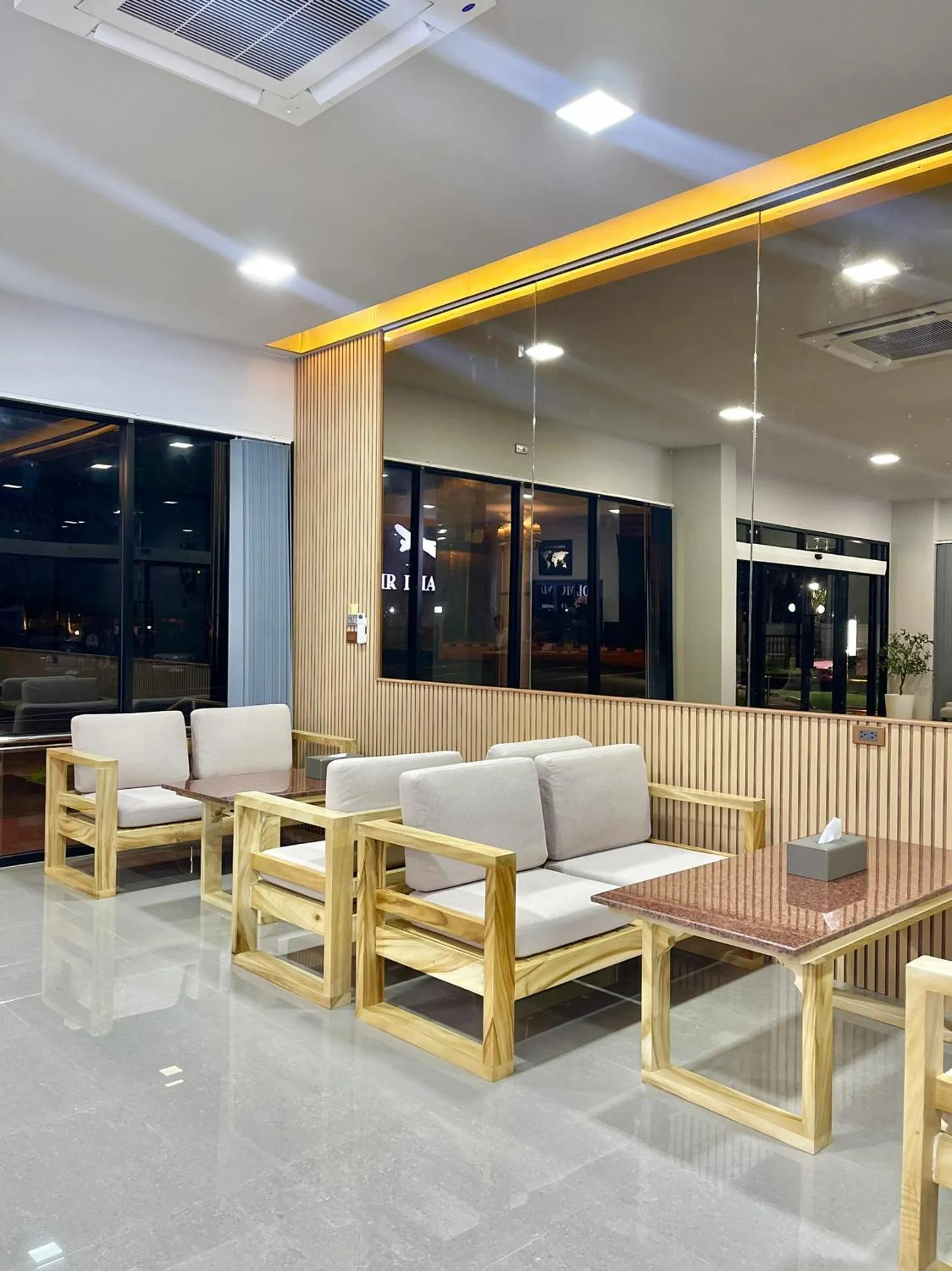 Seating area in Air Diamond Hotel