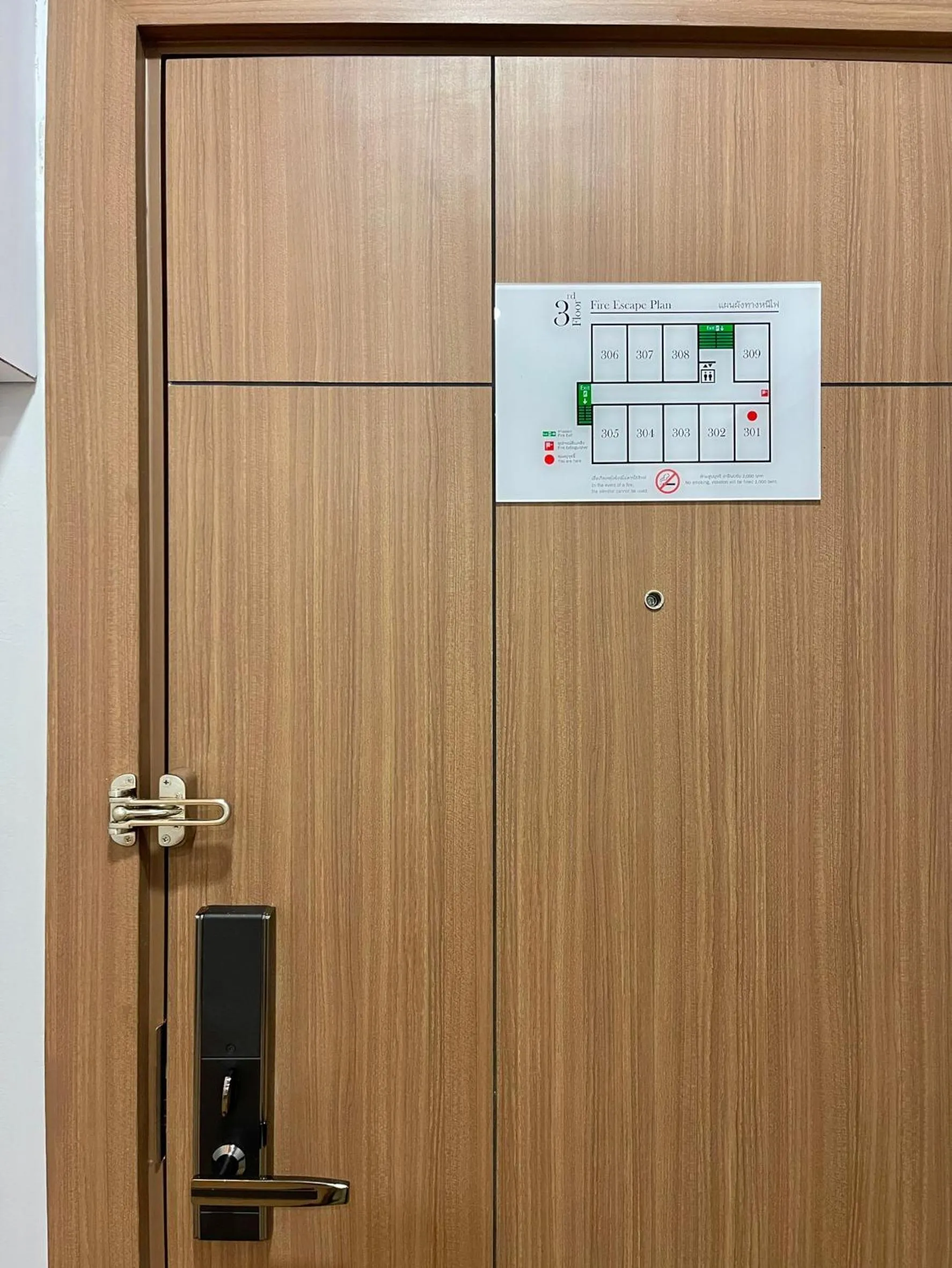 Floor plan in Air Diamond Hotel