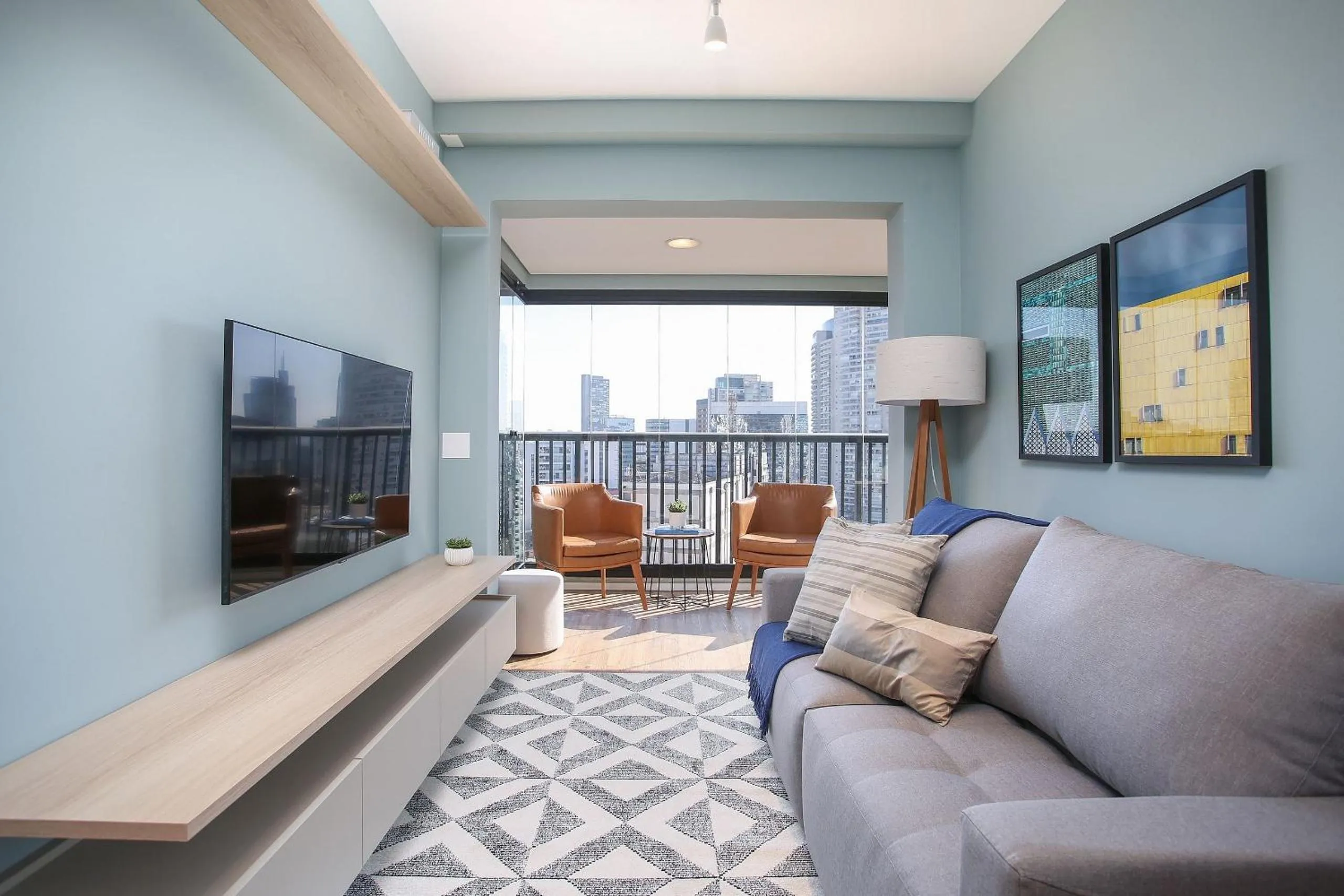 Living room in Expand Pinheiros