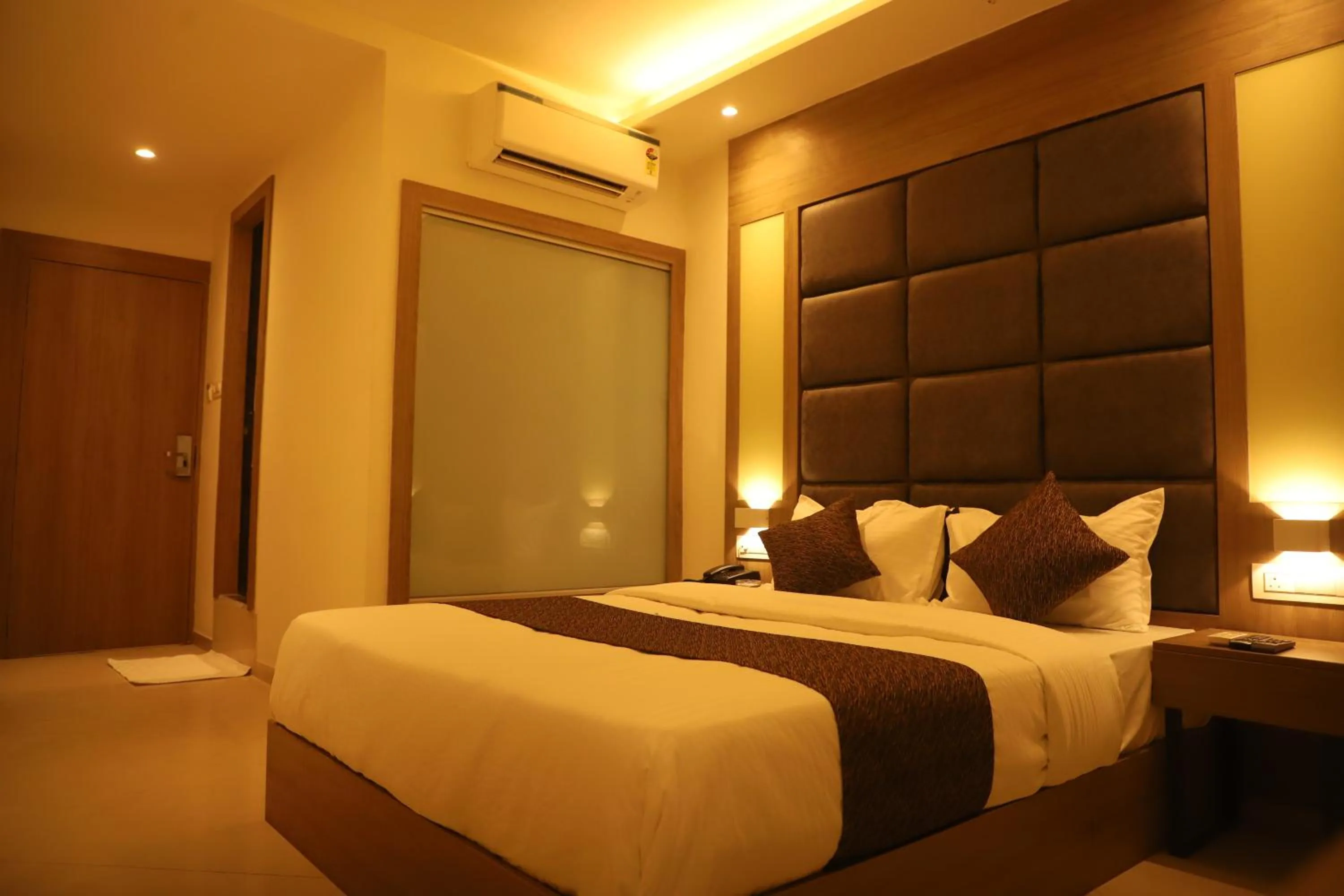 Bed in Hotel Sai Pritam
