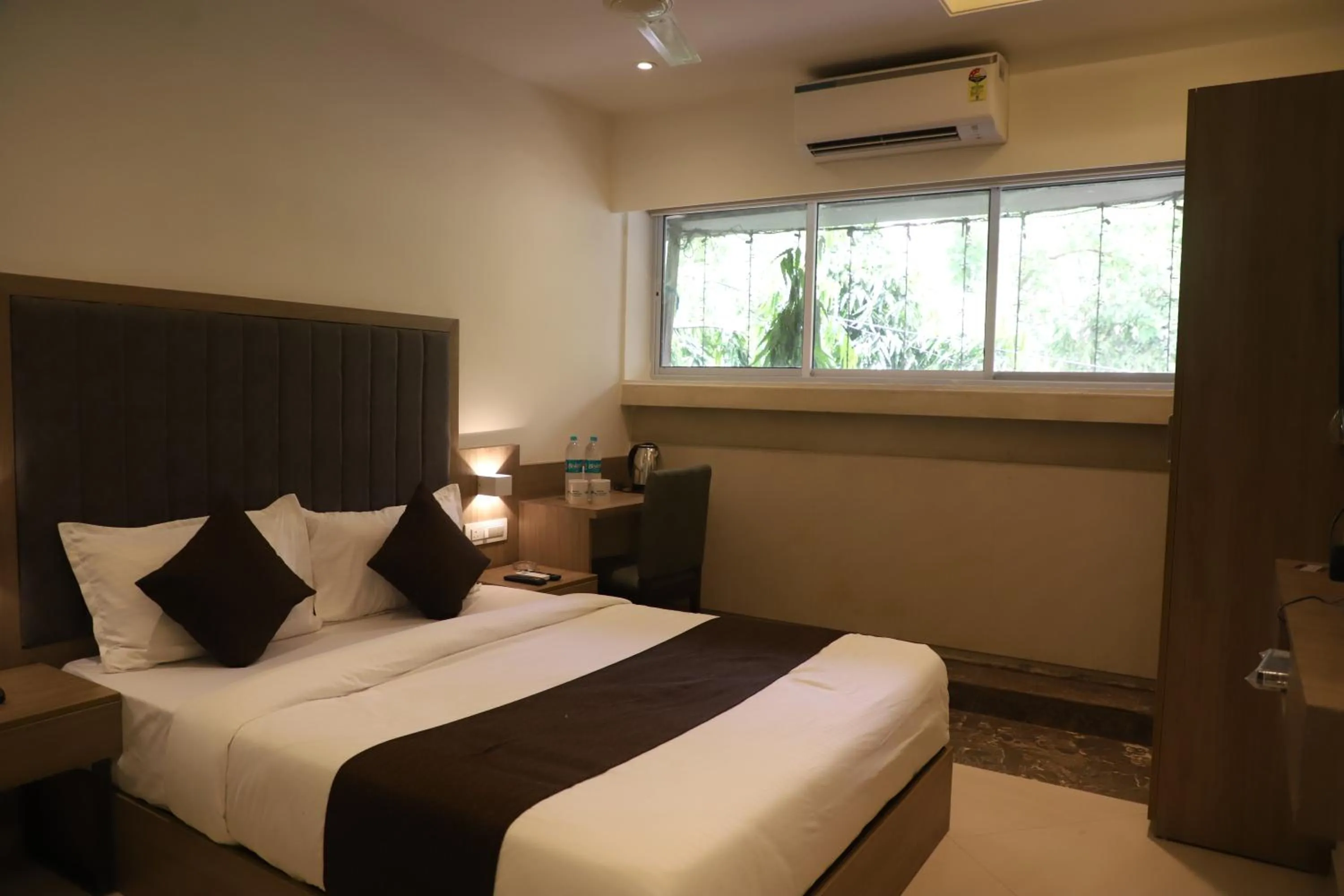 Bed in Hotel Sai Pritam