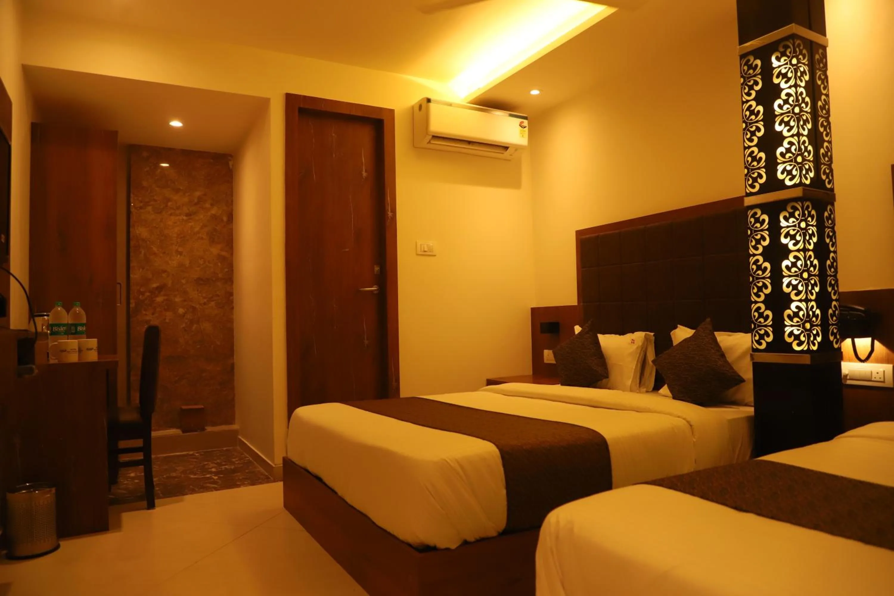 Bed in Hotel Sai Pritam