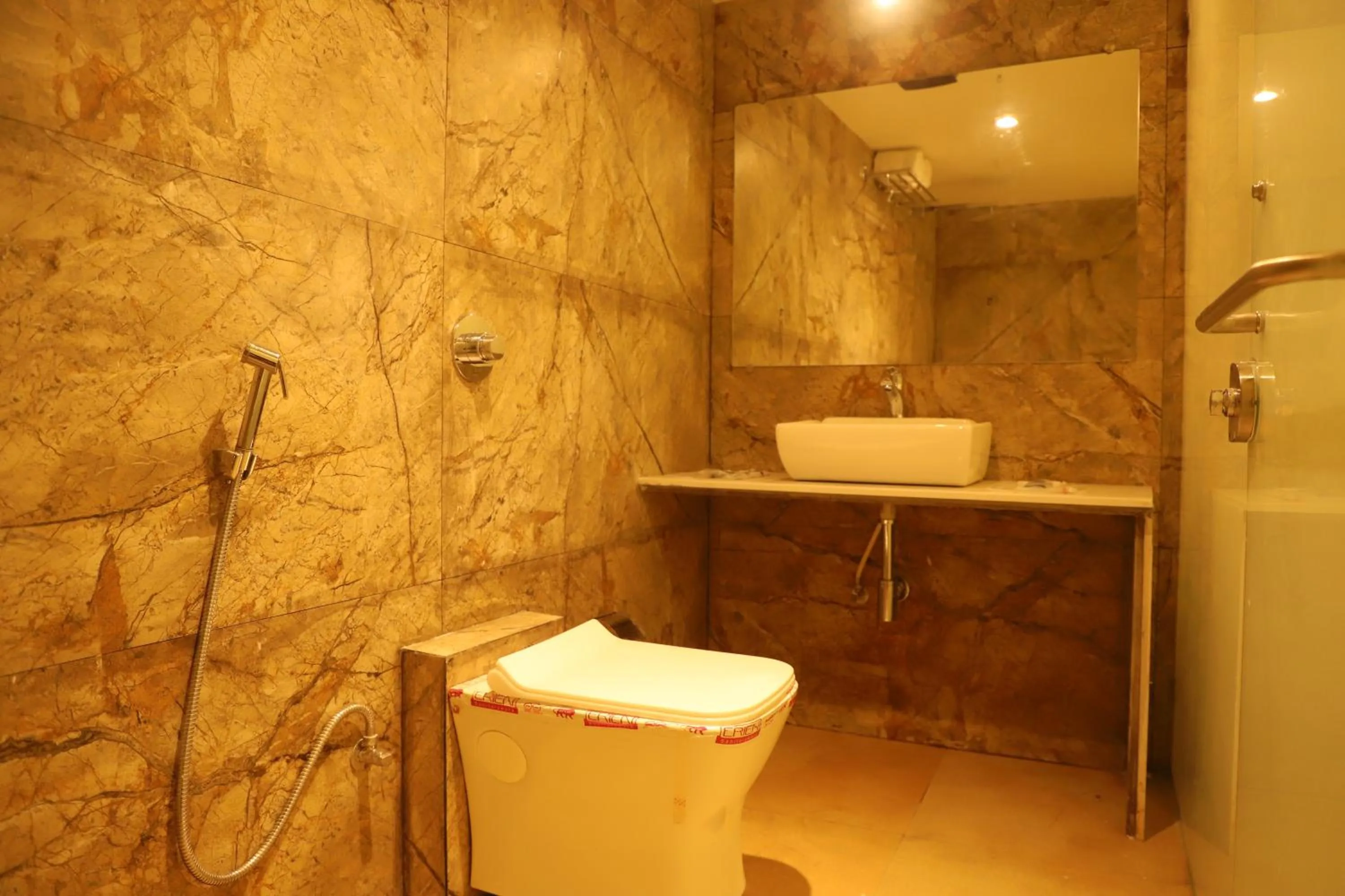 Shower in Hotel Sai Pritam