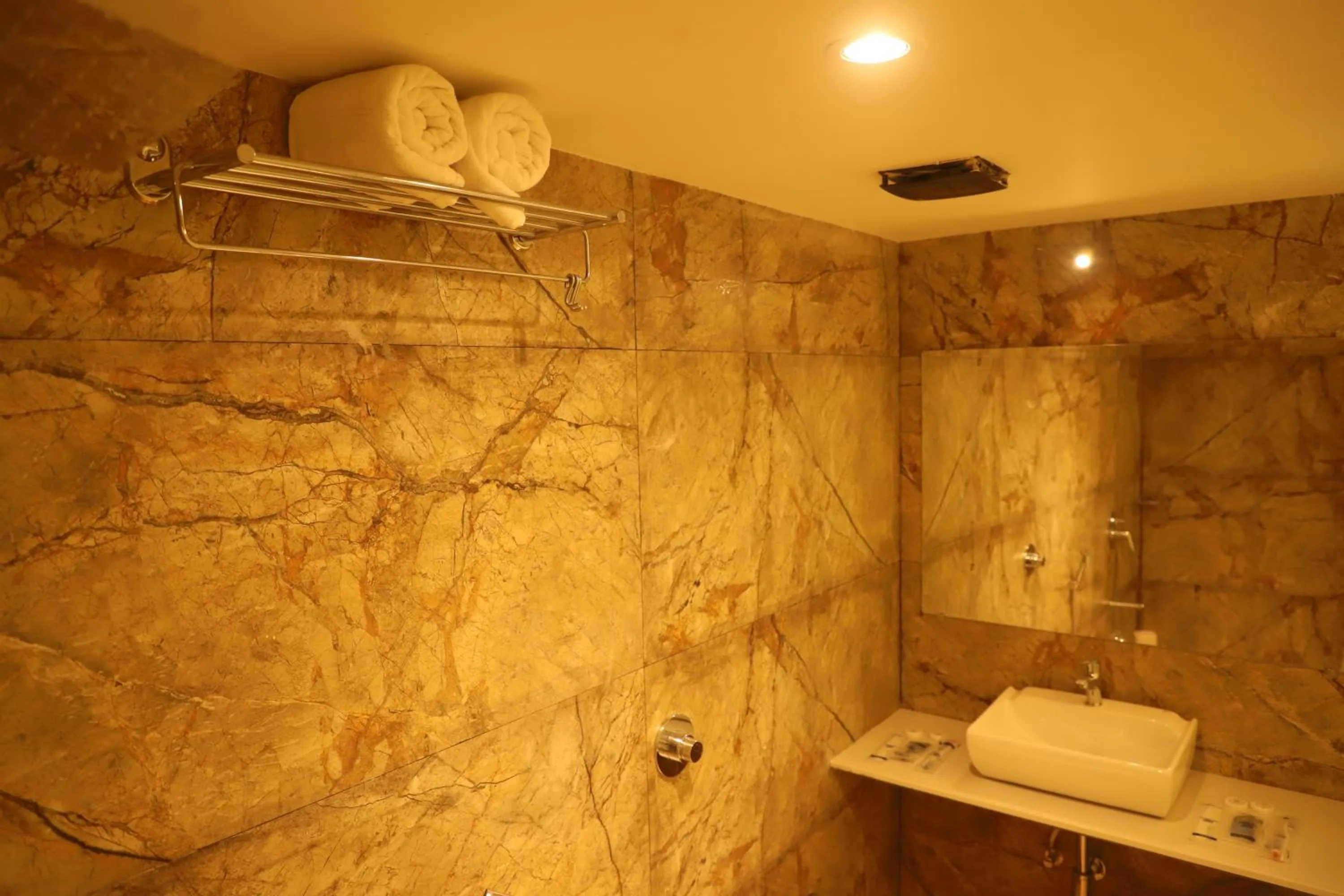Shower in Hotel Sai Pritam