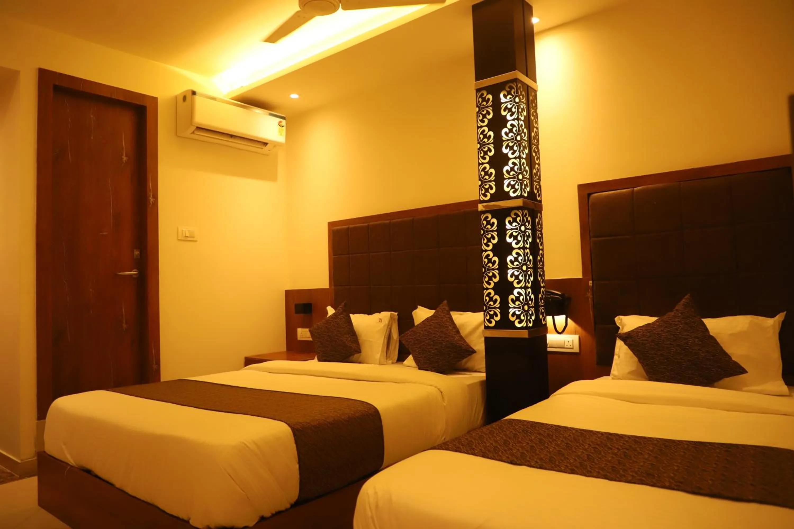 Bed in Hotel Sai Pritam