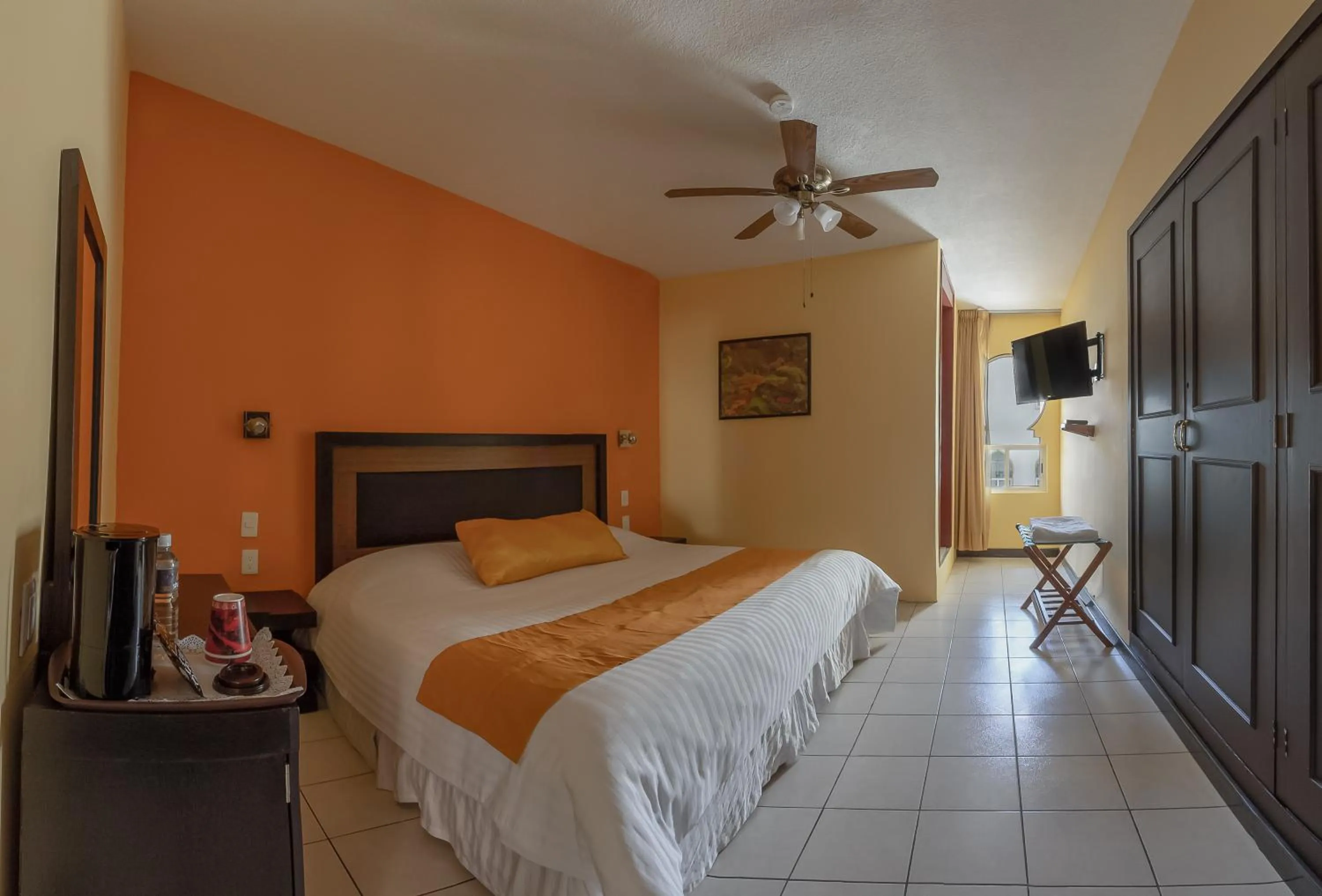 Bed in Casa Shalom Puebla