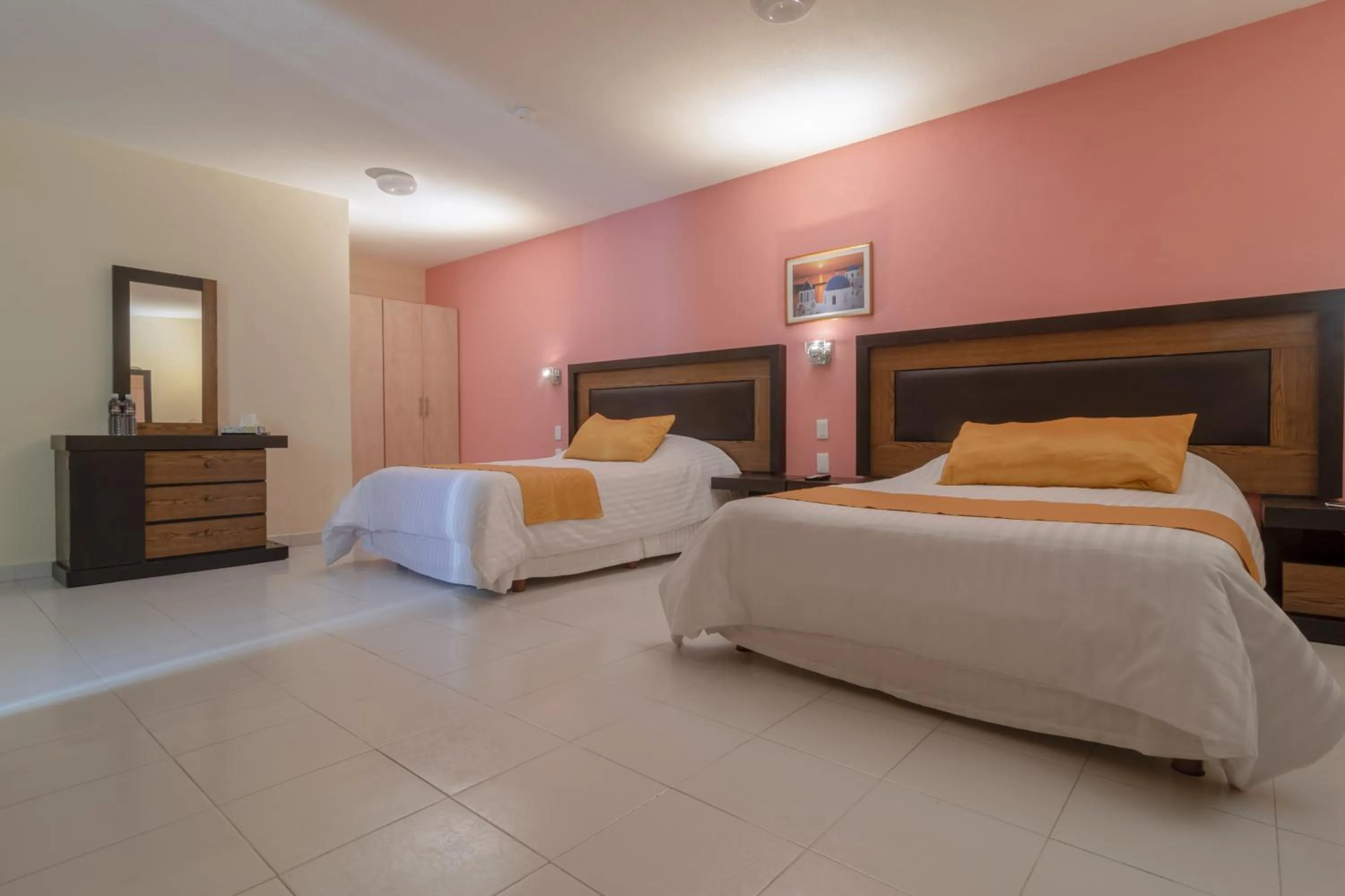 Bed in Casa Shalom Puebla