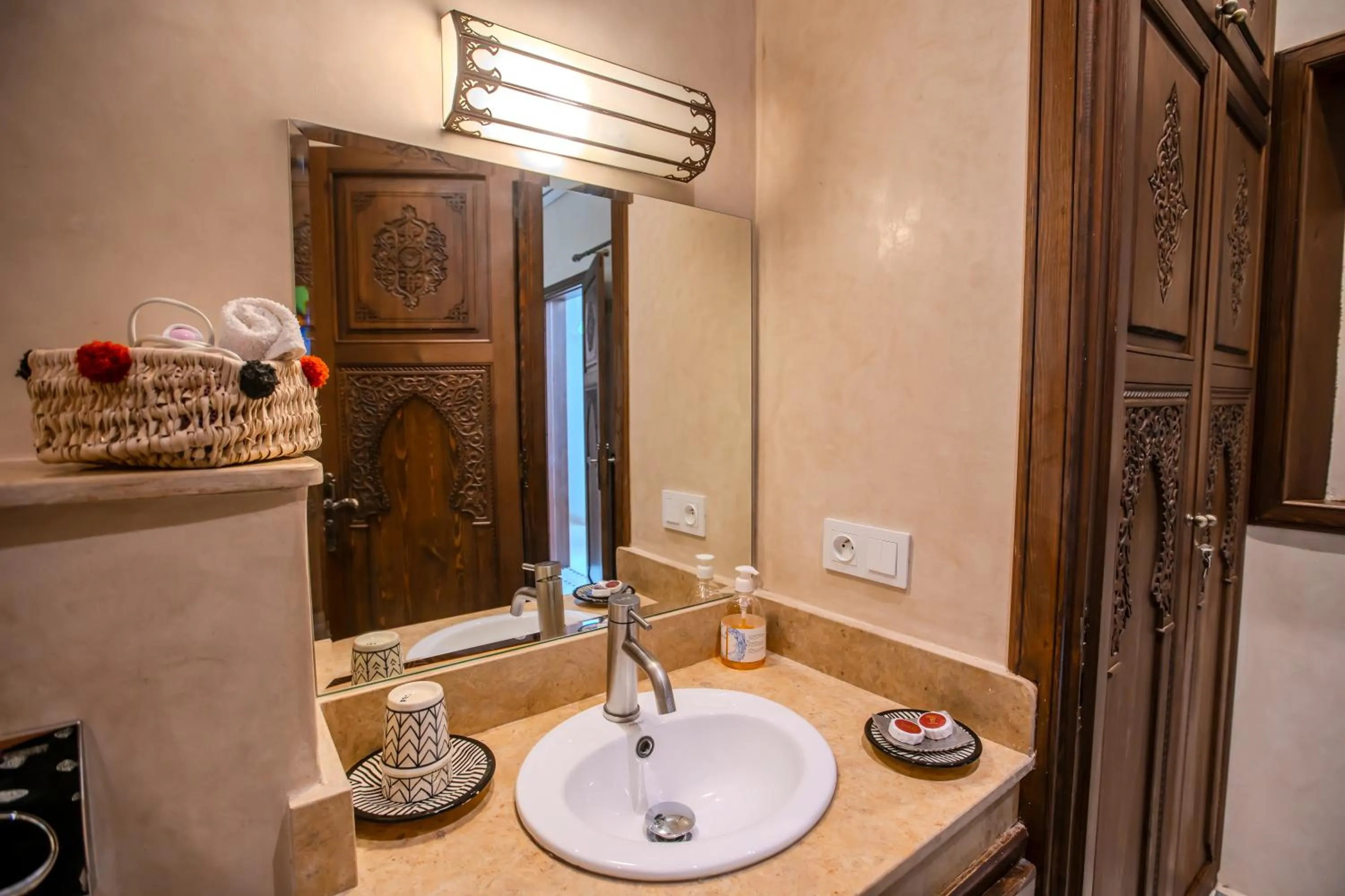 Bathroom in Riad Mandana & Spa