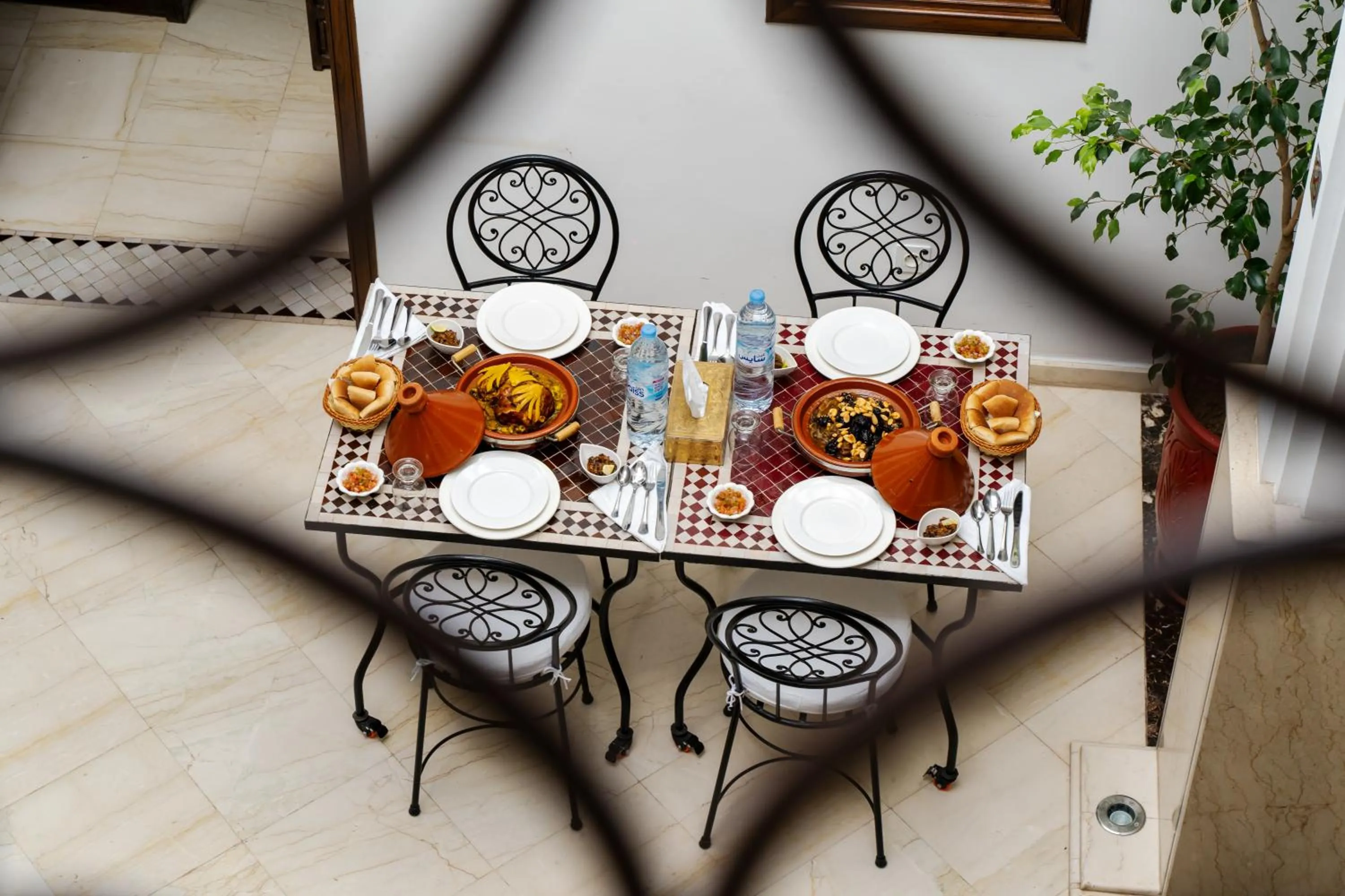 Dining area in Riad Mandana & Spa