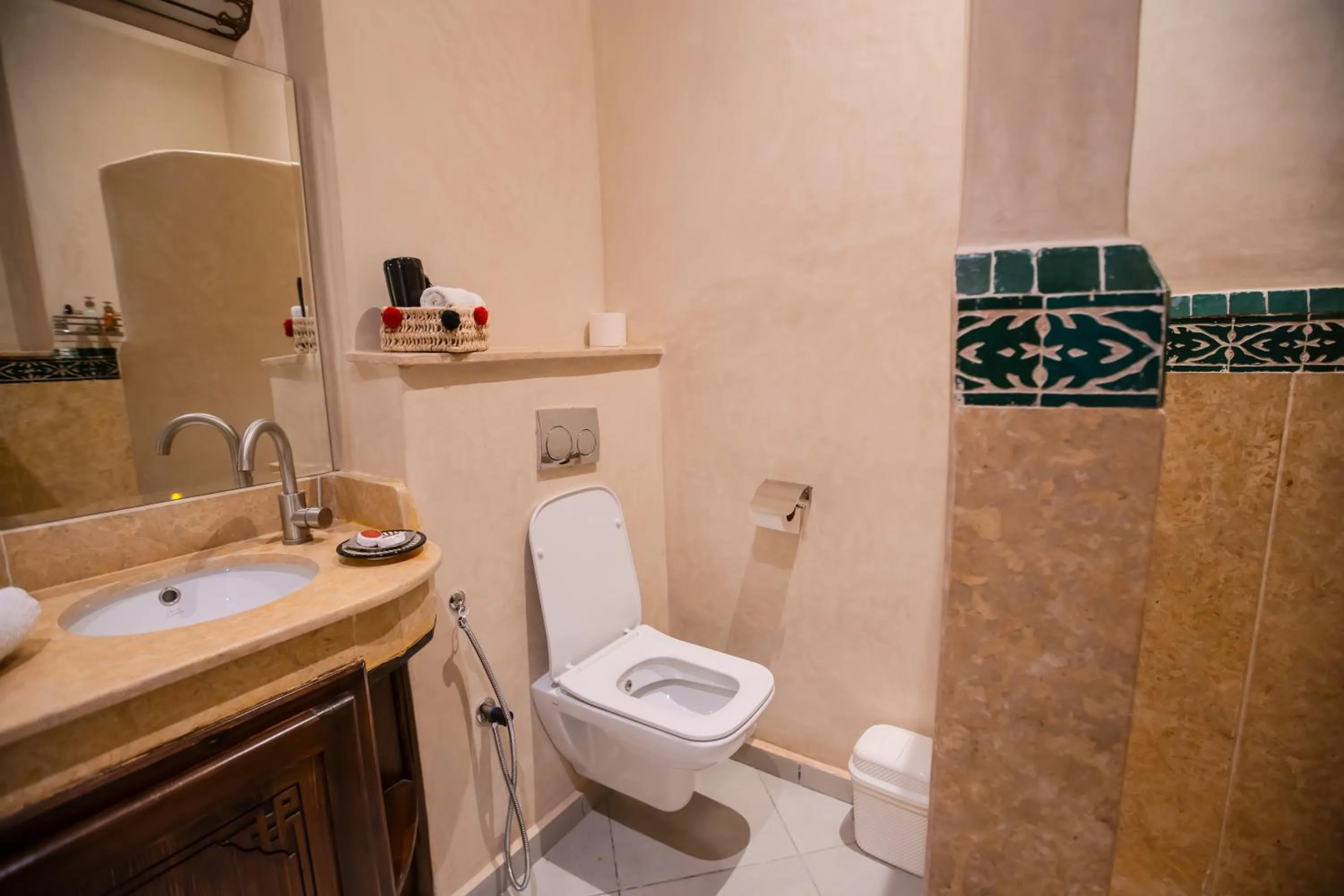 Toilet in Riad Mandana & Spa