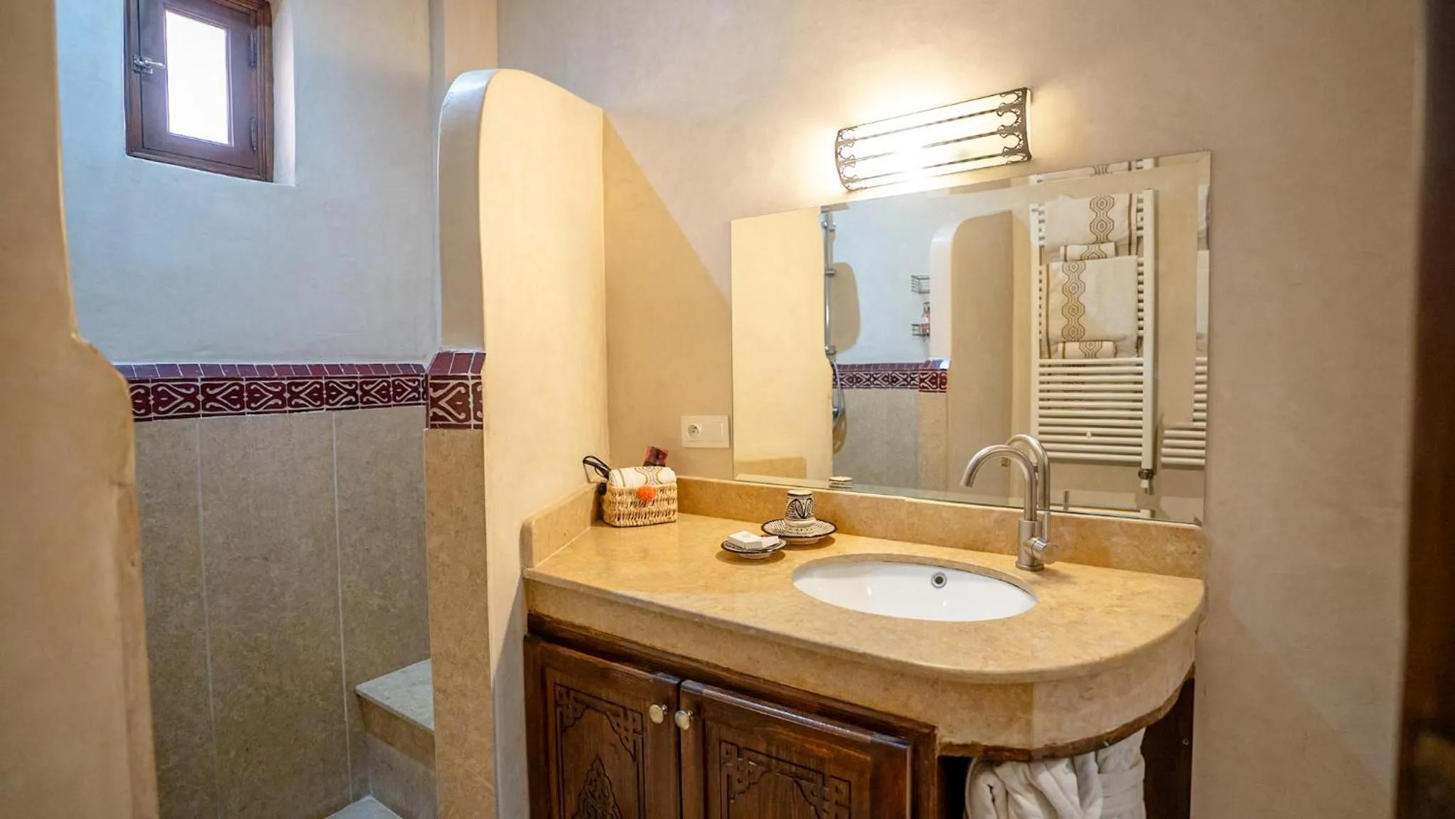 Bathroom in Riad Mandana & Spa