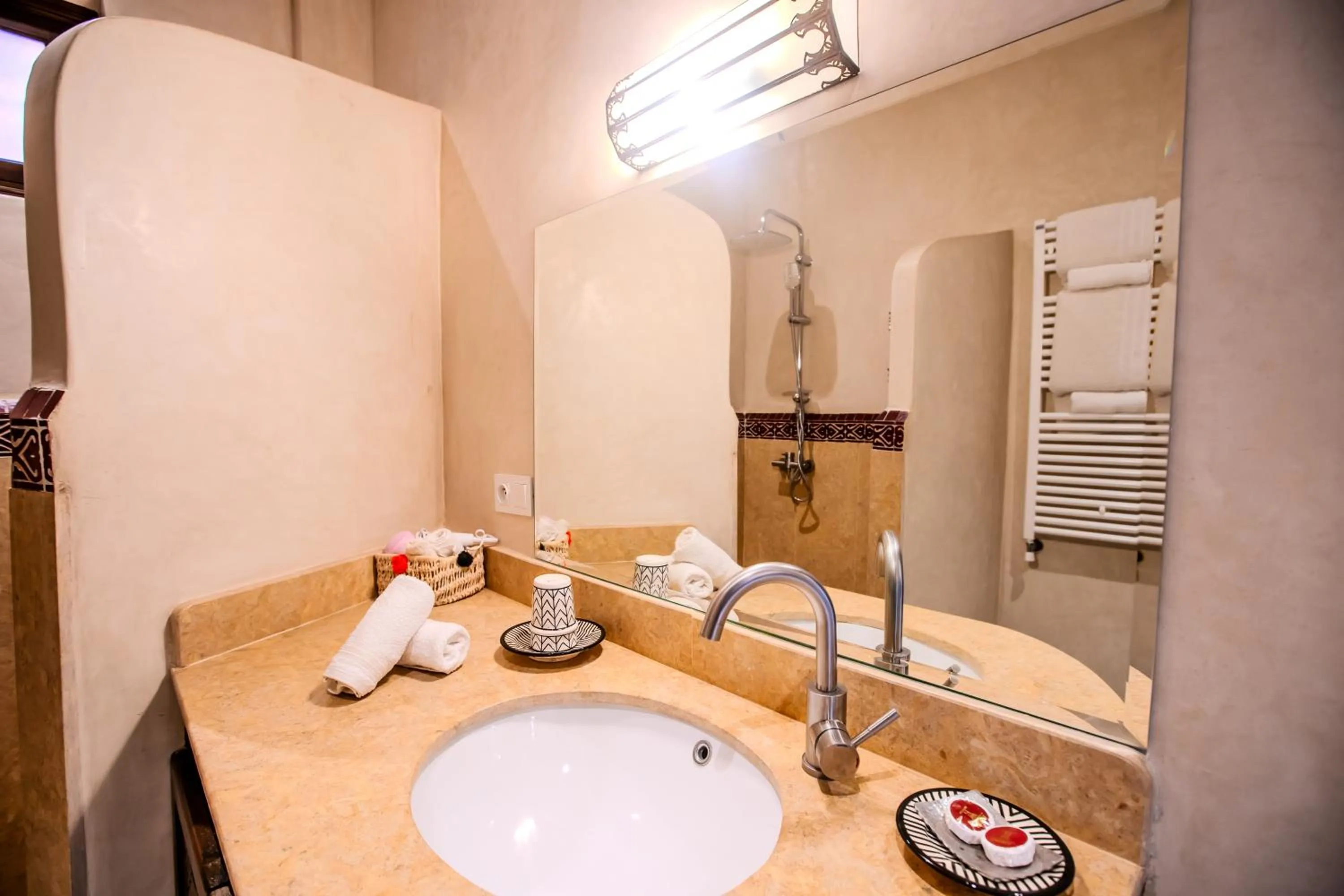 Bathroom in Riad Mandana & Spa