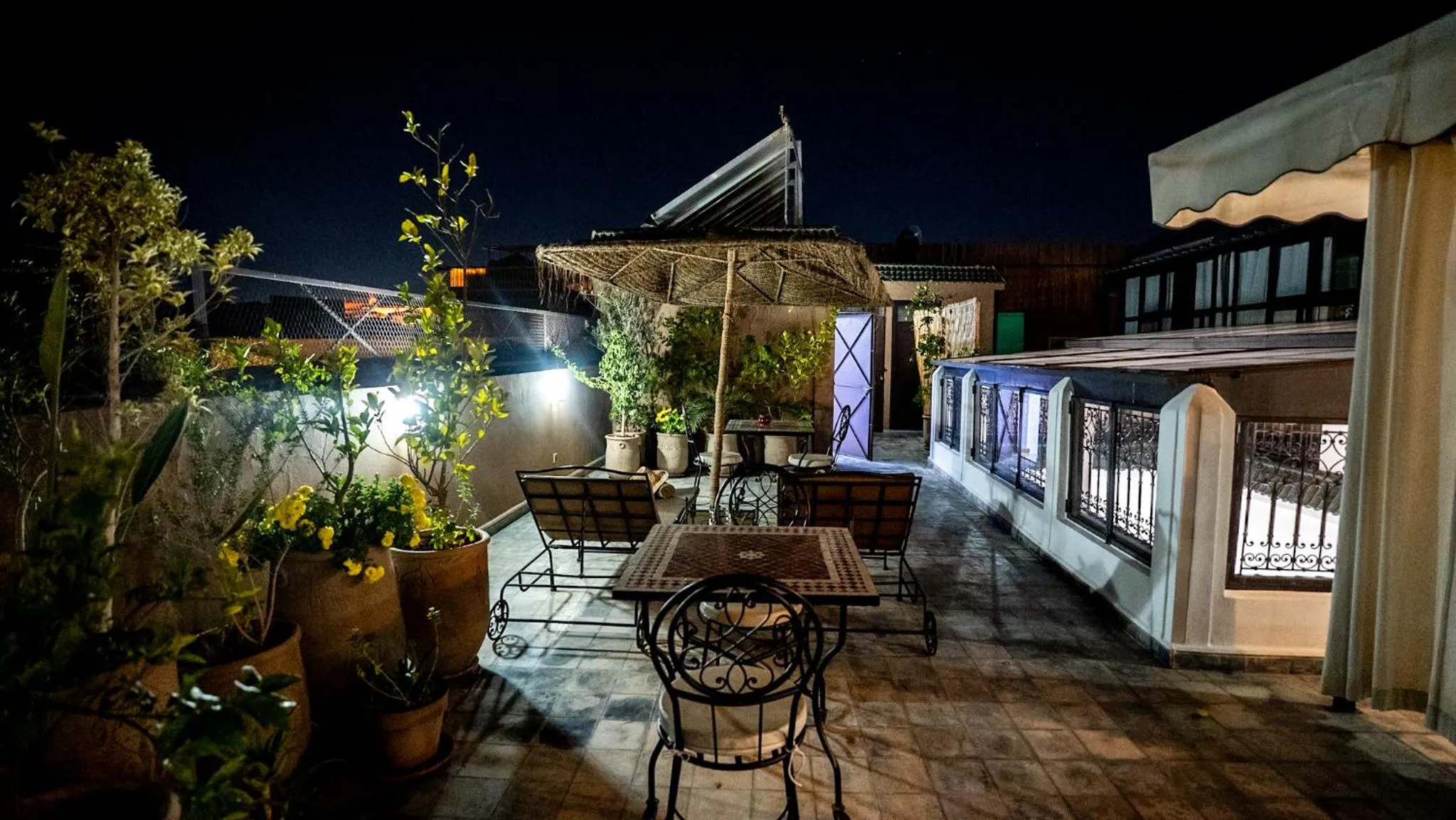 Patio in Riad Mandana & Spa