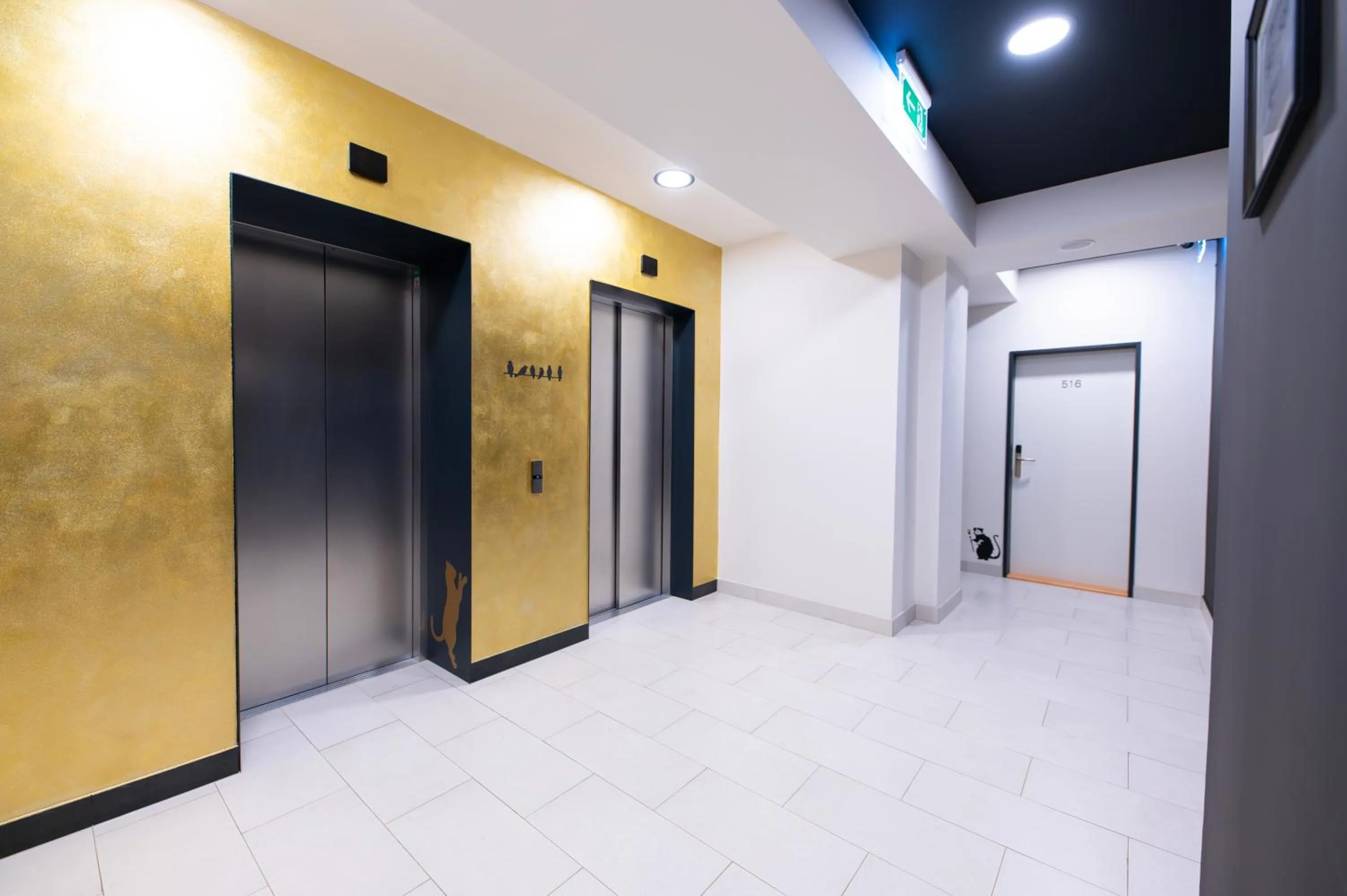 elevator in Post 120 Suites