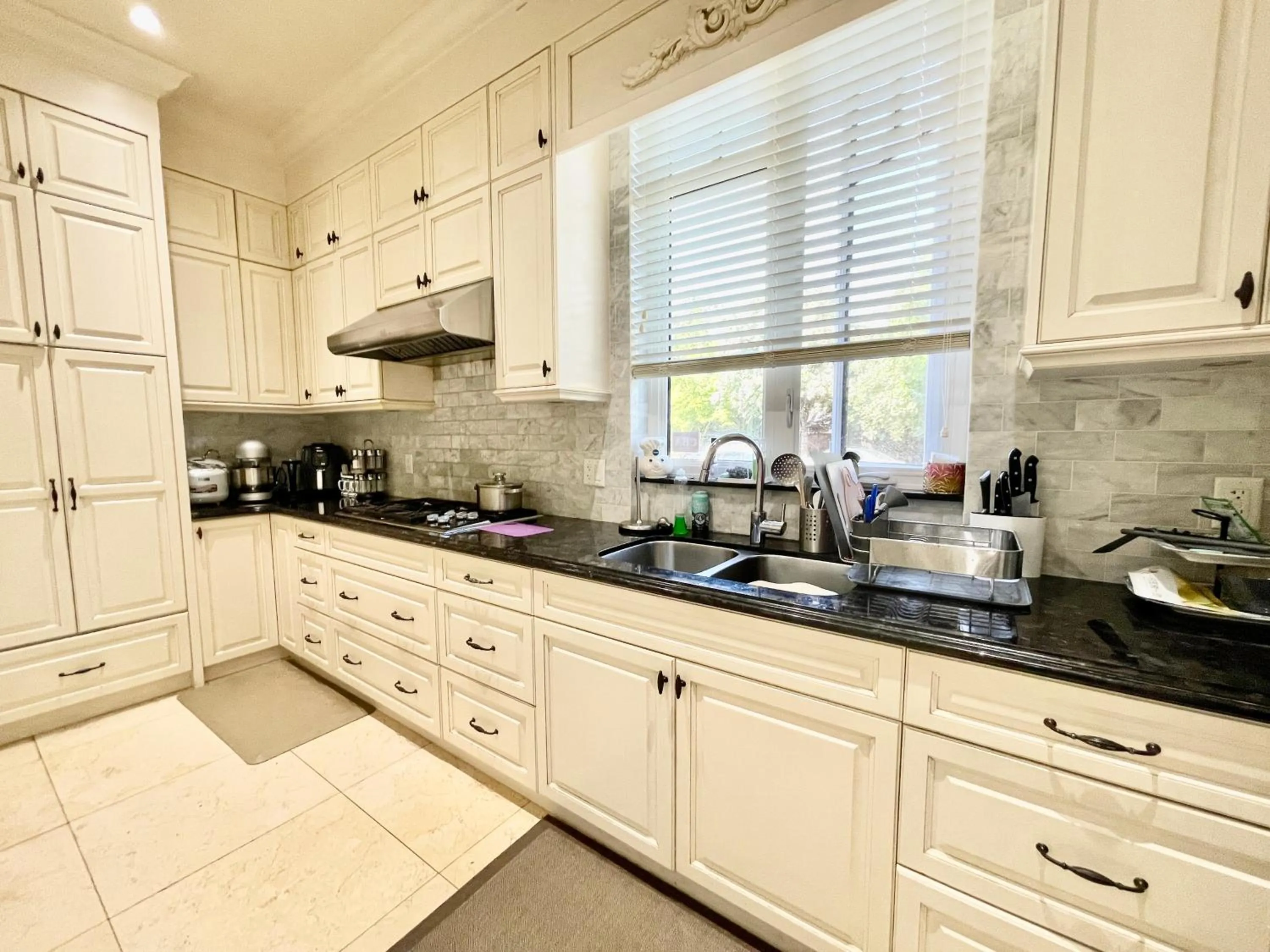 Kitchen or kitchenette in Vancouver Luxury guesthouse