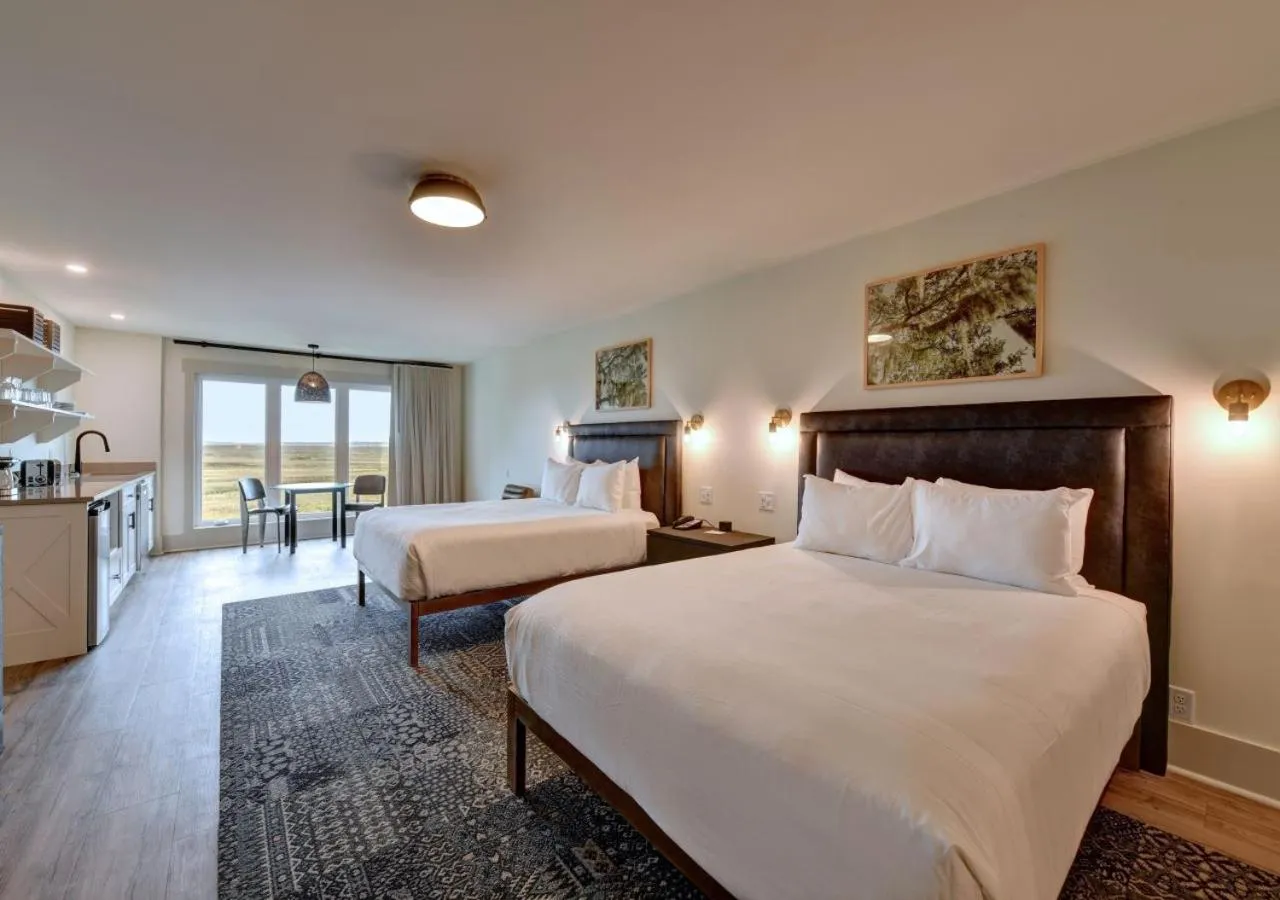 Bed in Sea Palms Resort