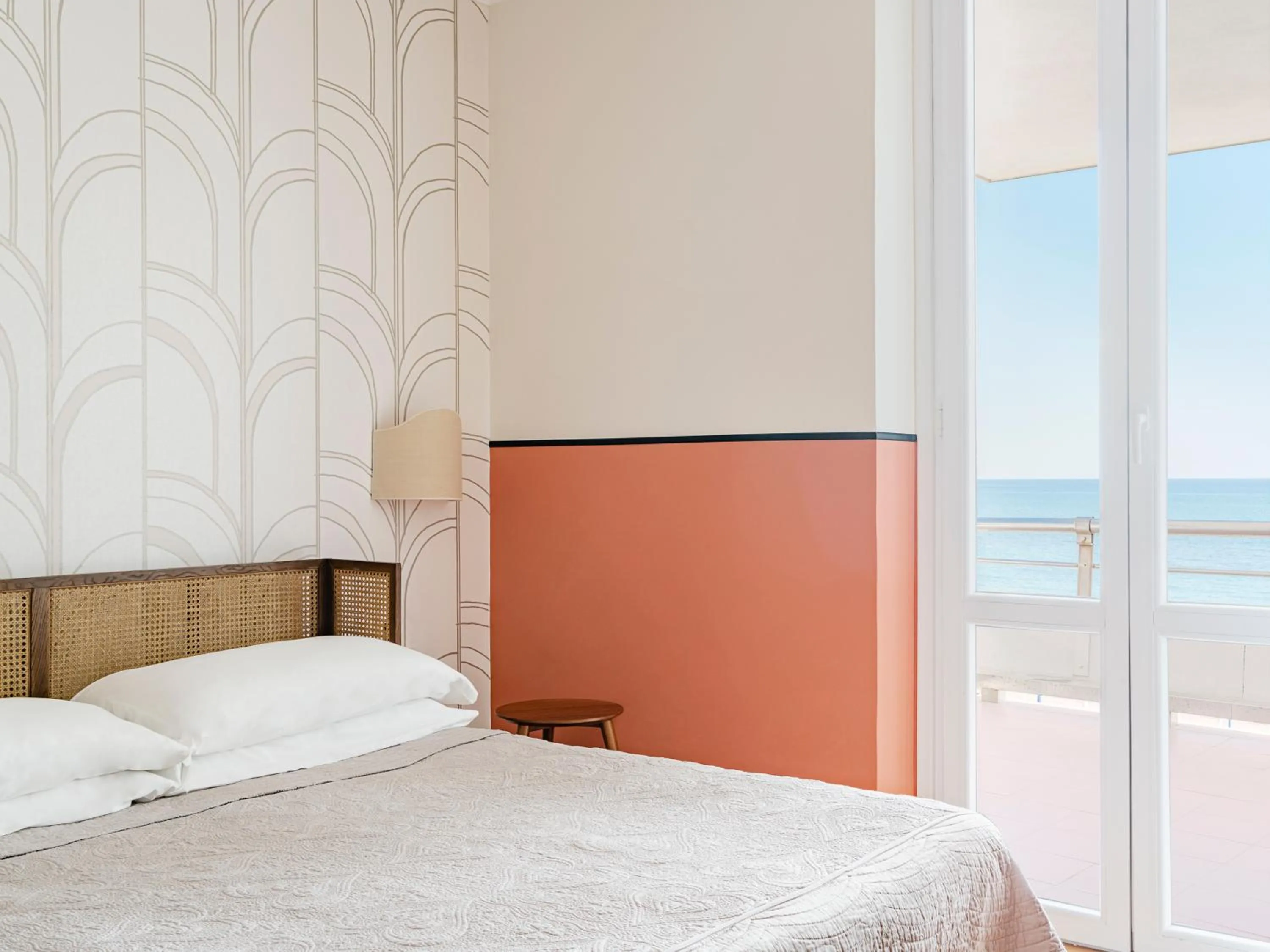 Bed in Hotel Riviera