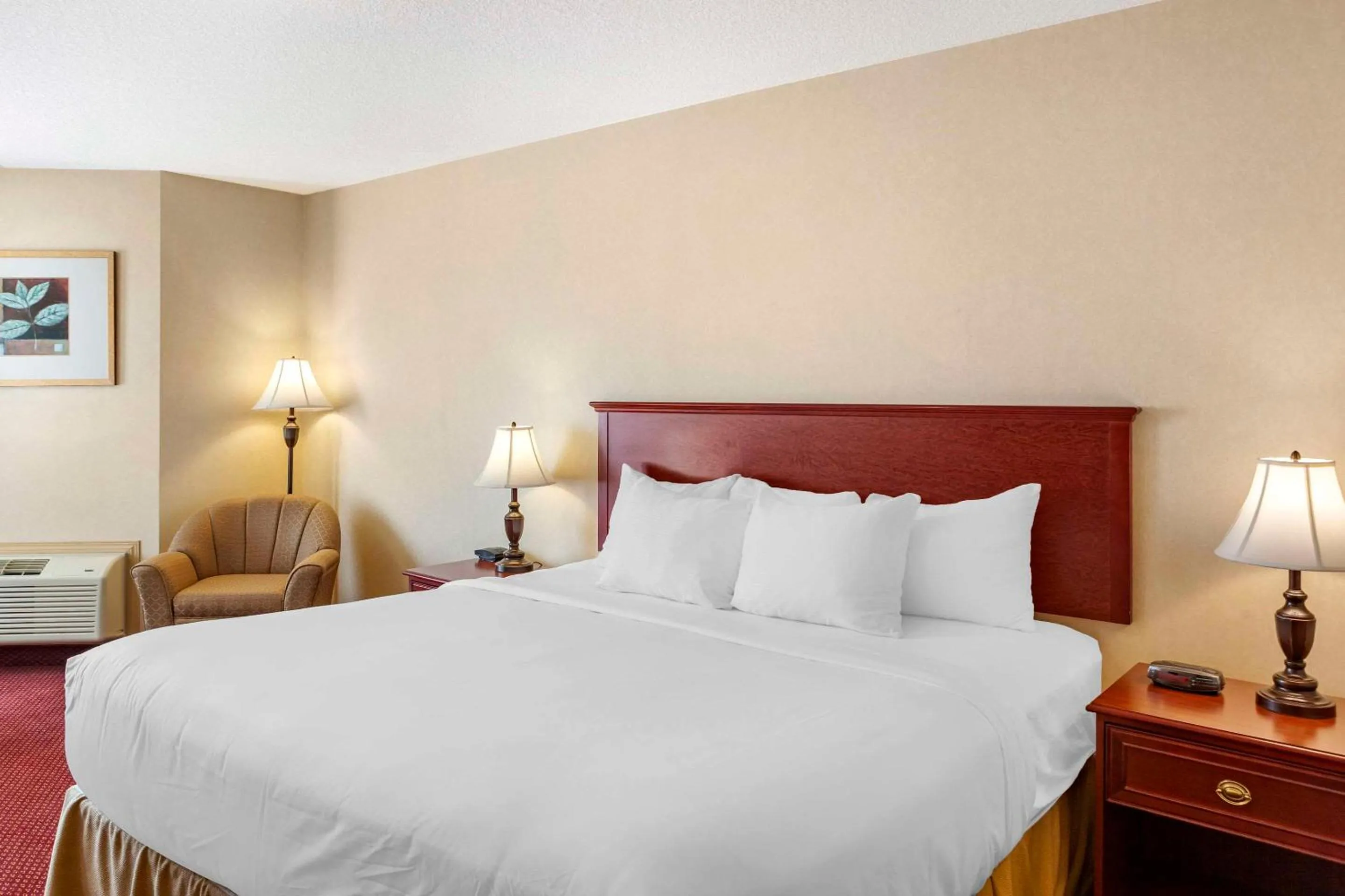Bedroom, Bed in Quality Inn & Suites Edmonton International Airport