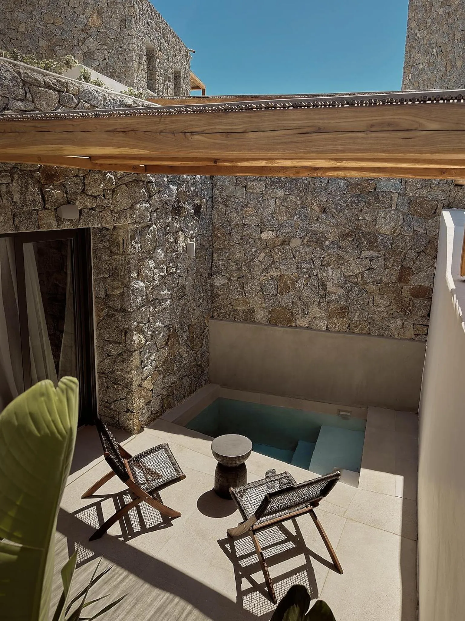 Balcony/Terrace in Anemelia Hotel Mykonos