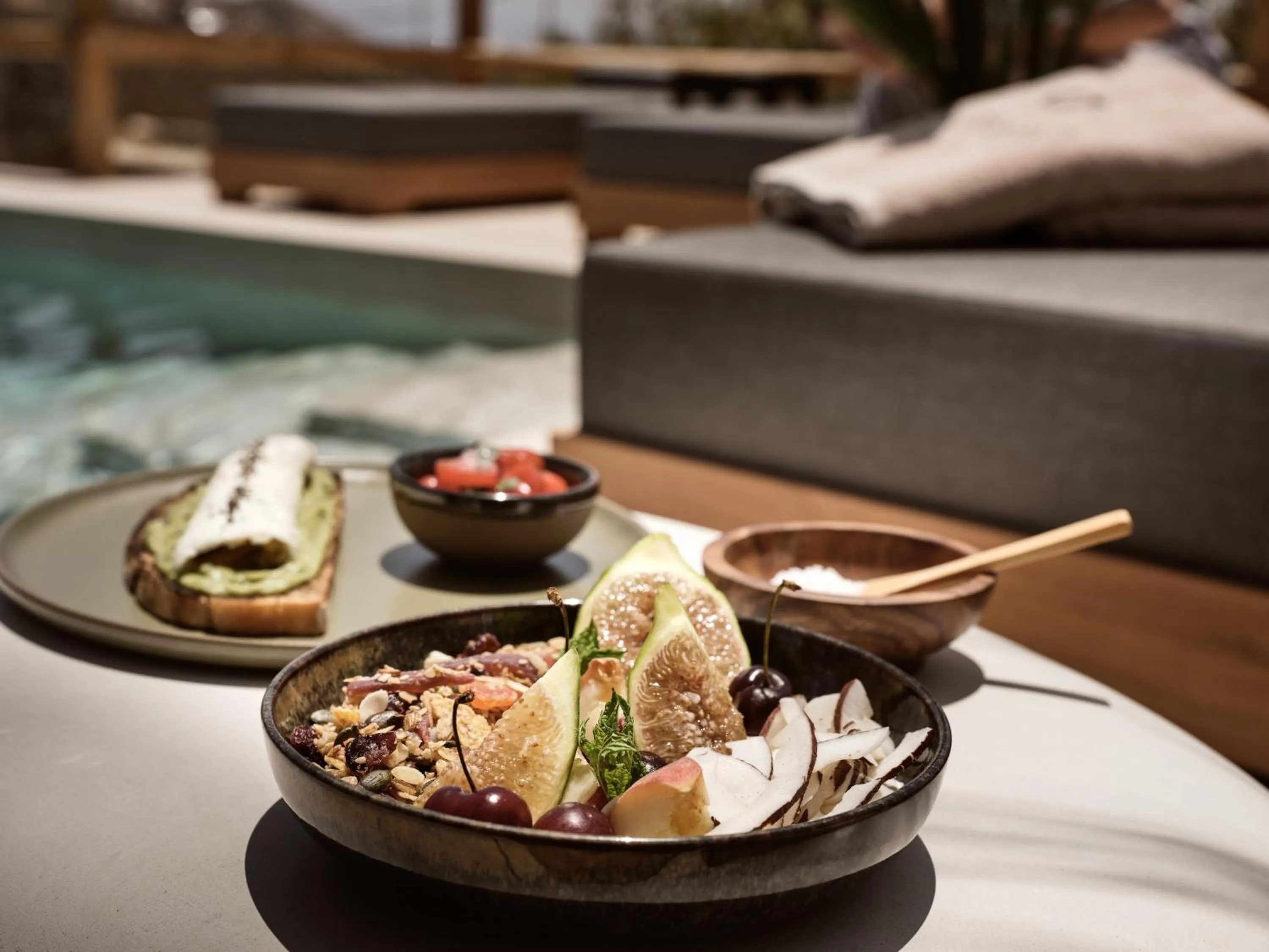 Food in Anemelia Hotel Mykonos