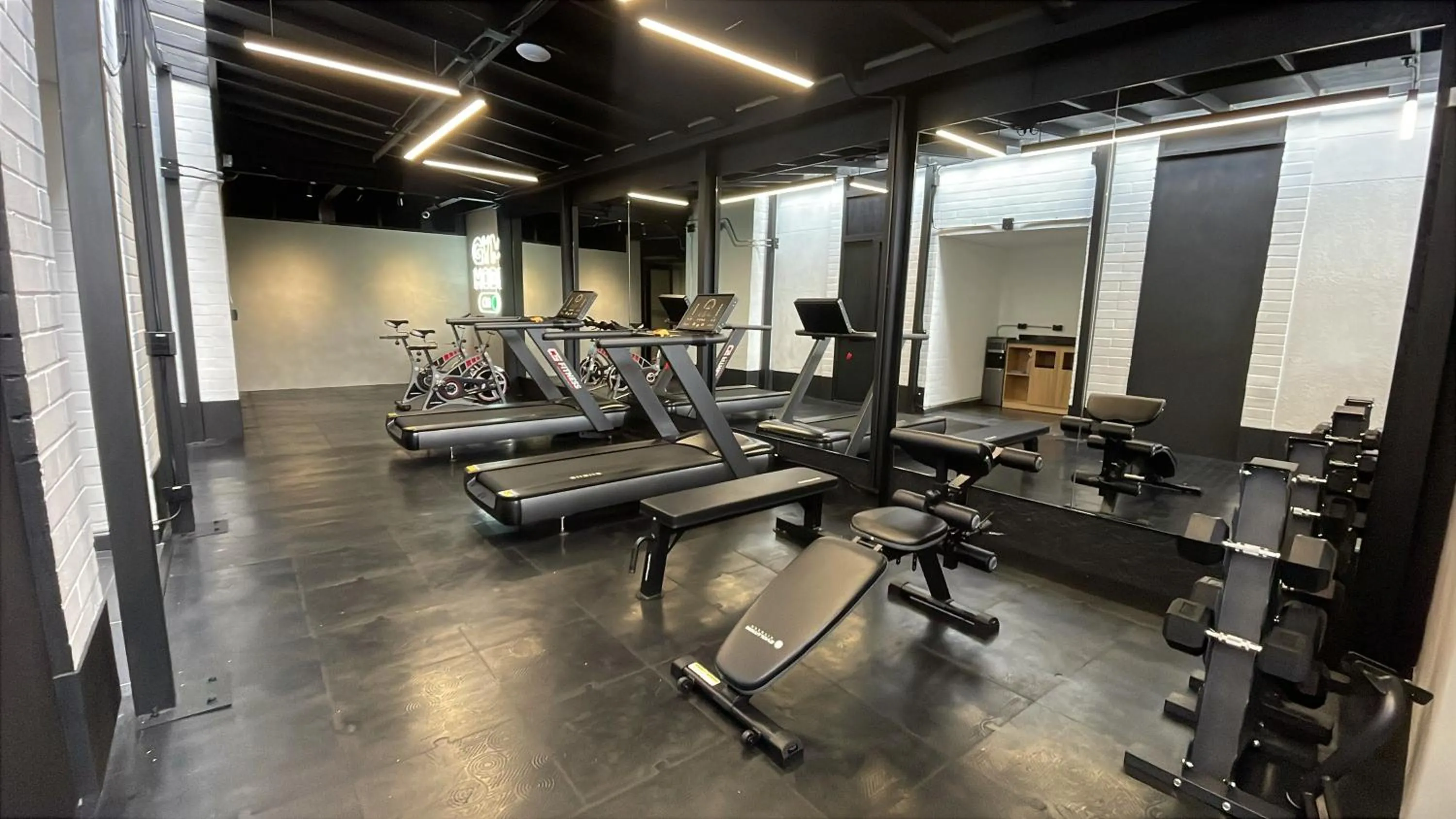 Fitness centre/facilities in Hotel Santiago de Arma