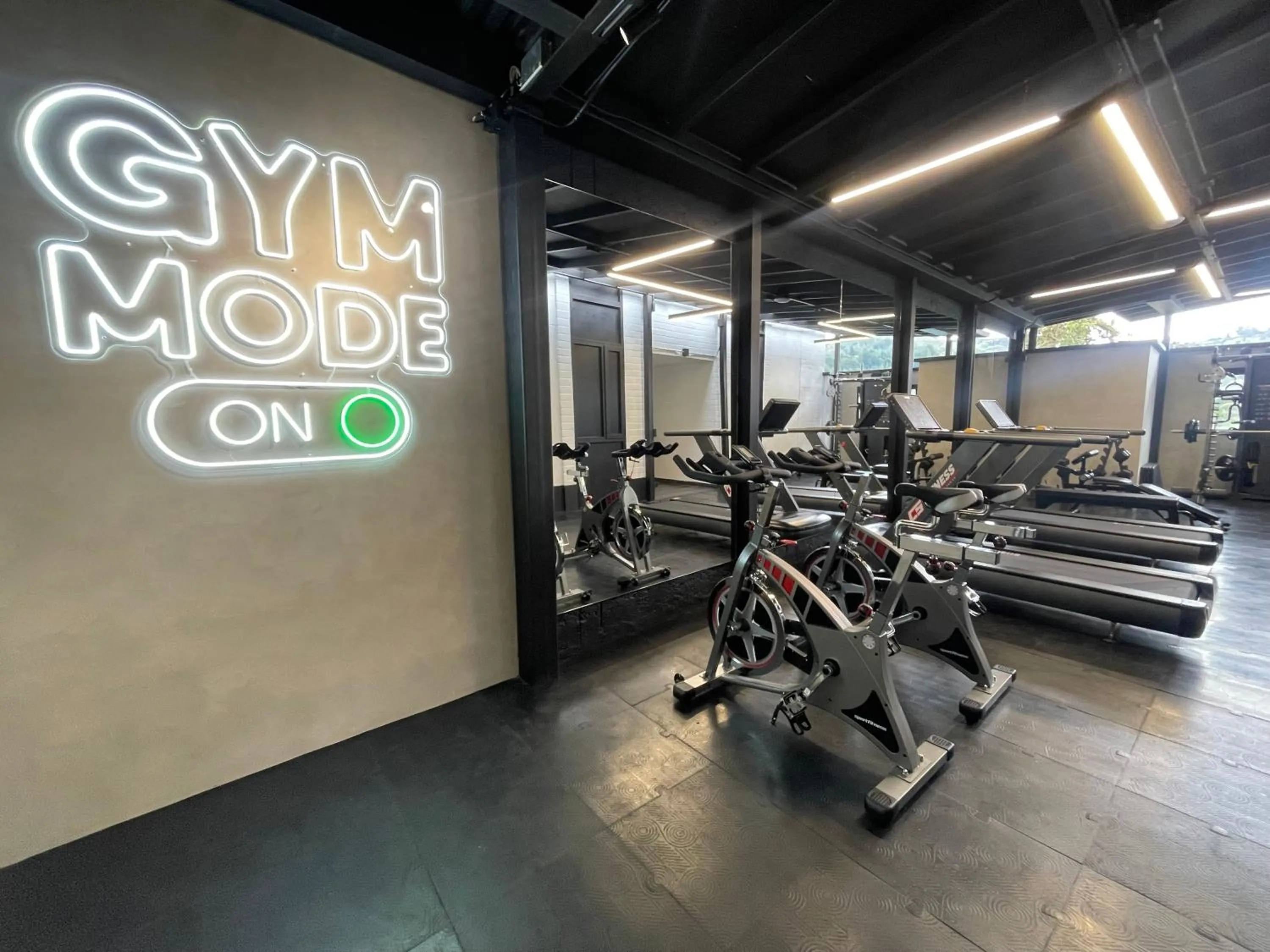 Fitness centre/facilities in Hotel Santiago de Arma